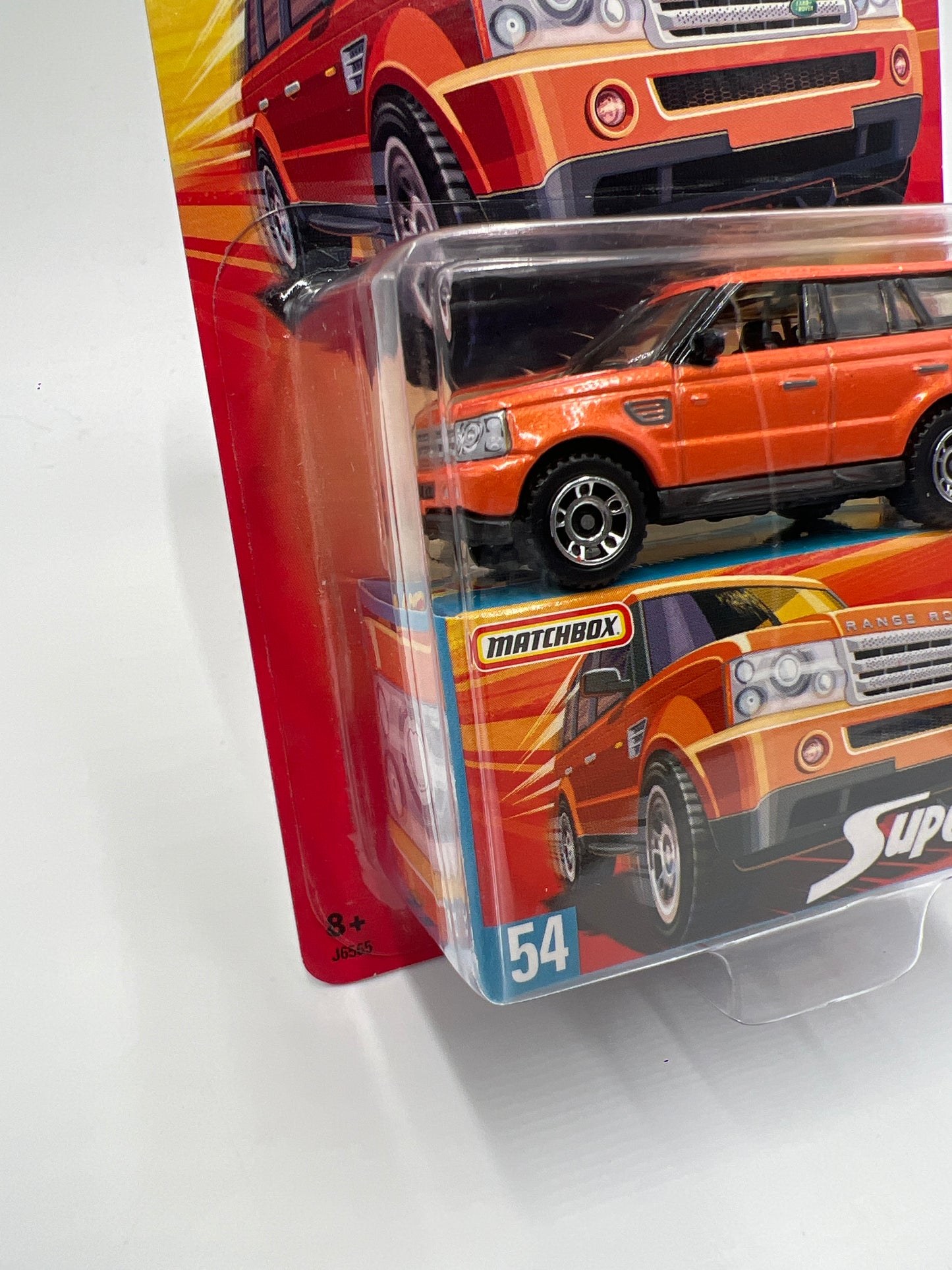 Matchbox Superfast #54 Range Rover Sport Orange Card Not Perfect