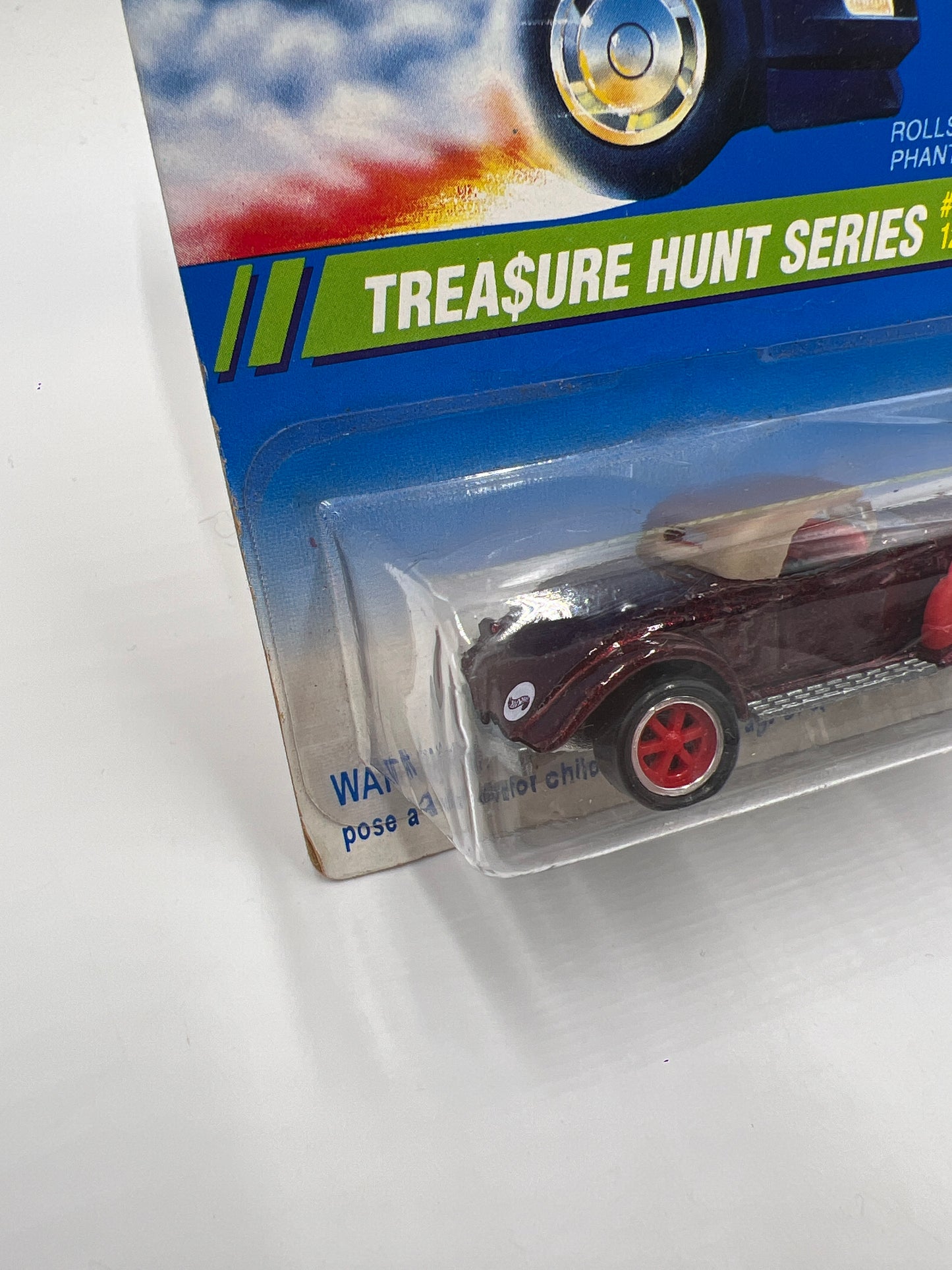 1995 Hot Wheels Treasure Hunt Series #8 Rolls-Royce Phantom II Red W/Protector