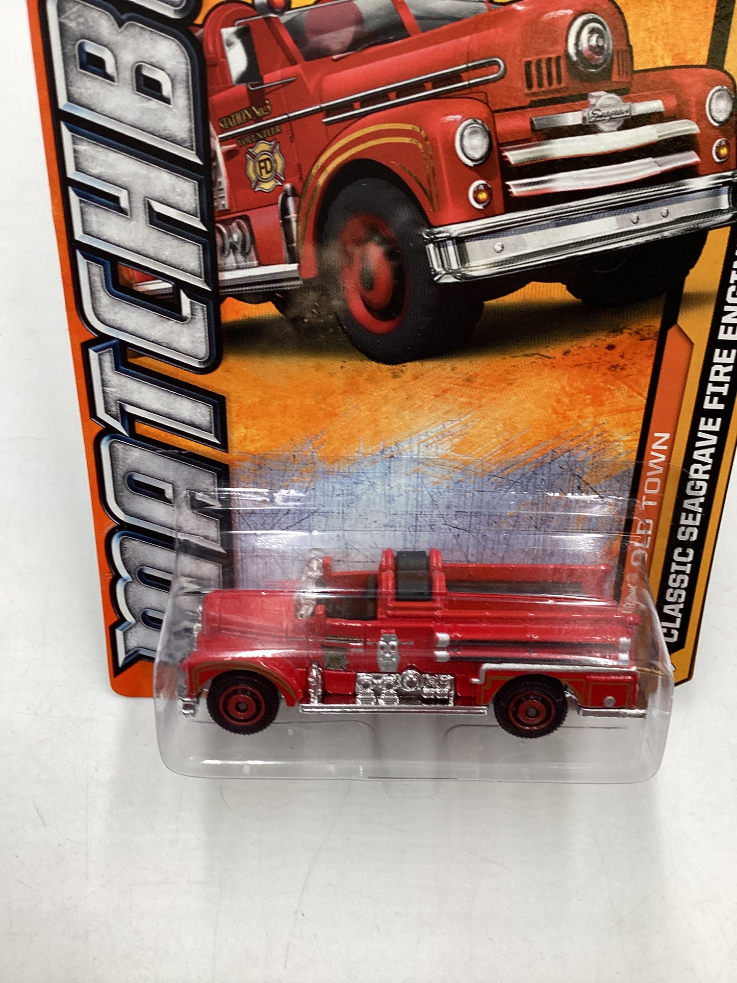 Matchbox MBX Old Town #10 Classic Seagrave Fire Engine Red 206C