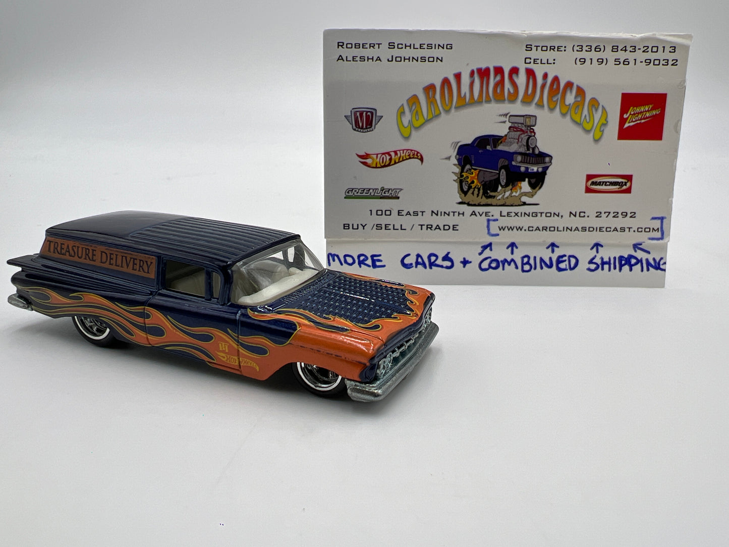 Hot Wheels Super Treasure Hunt Custom 59 Chevy Blue Loose