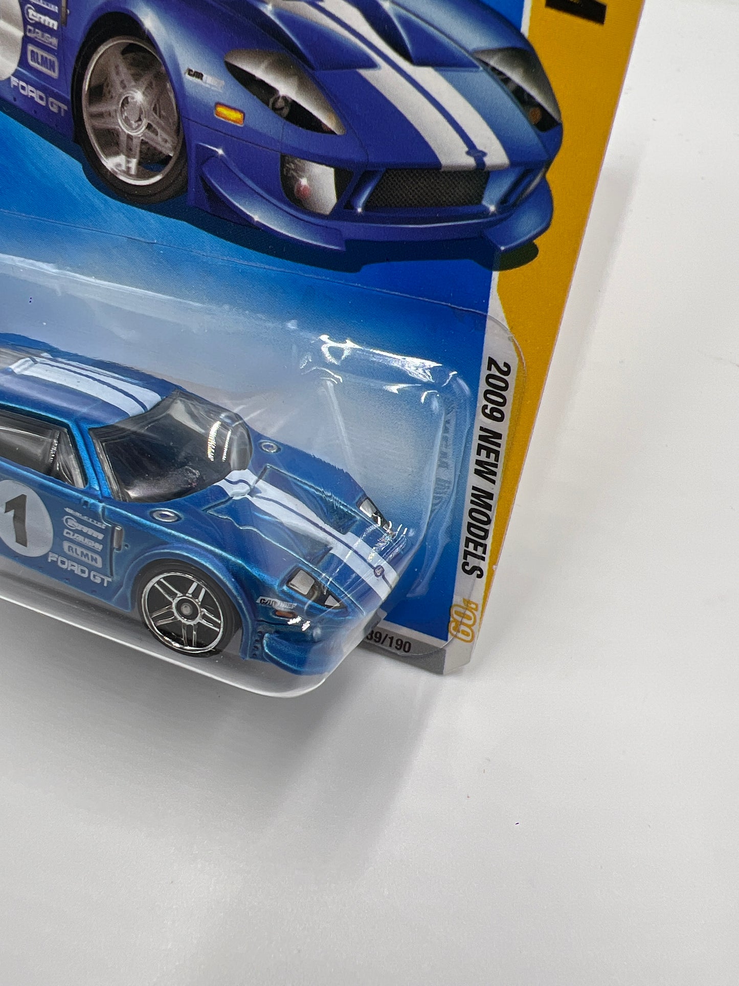 2009 Hot Wheels New Models #39 Ford GT LM Satin Blue 29E