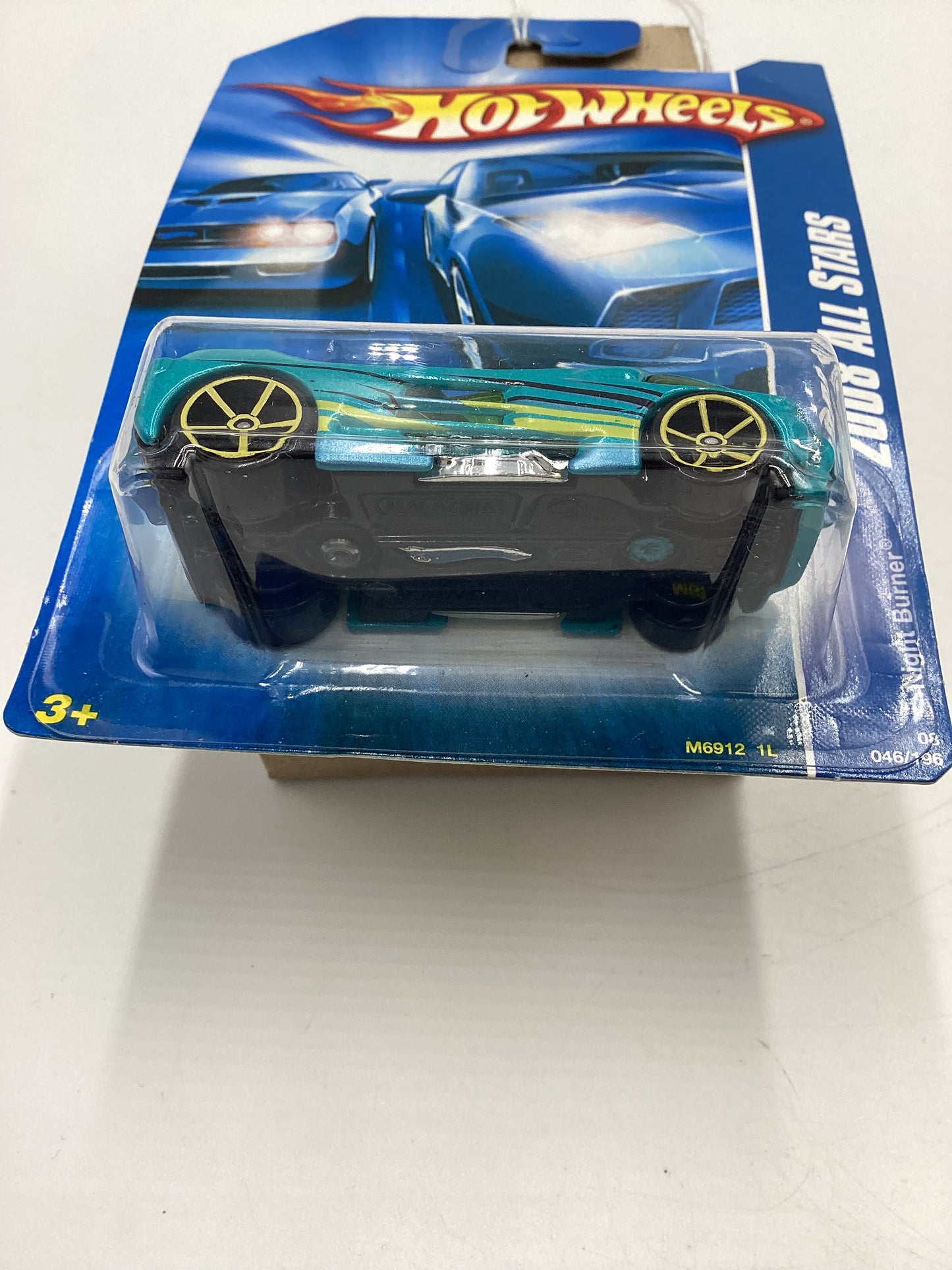 2008 Hot Wheels All Stars #46 Night Burner Blue EE8