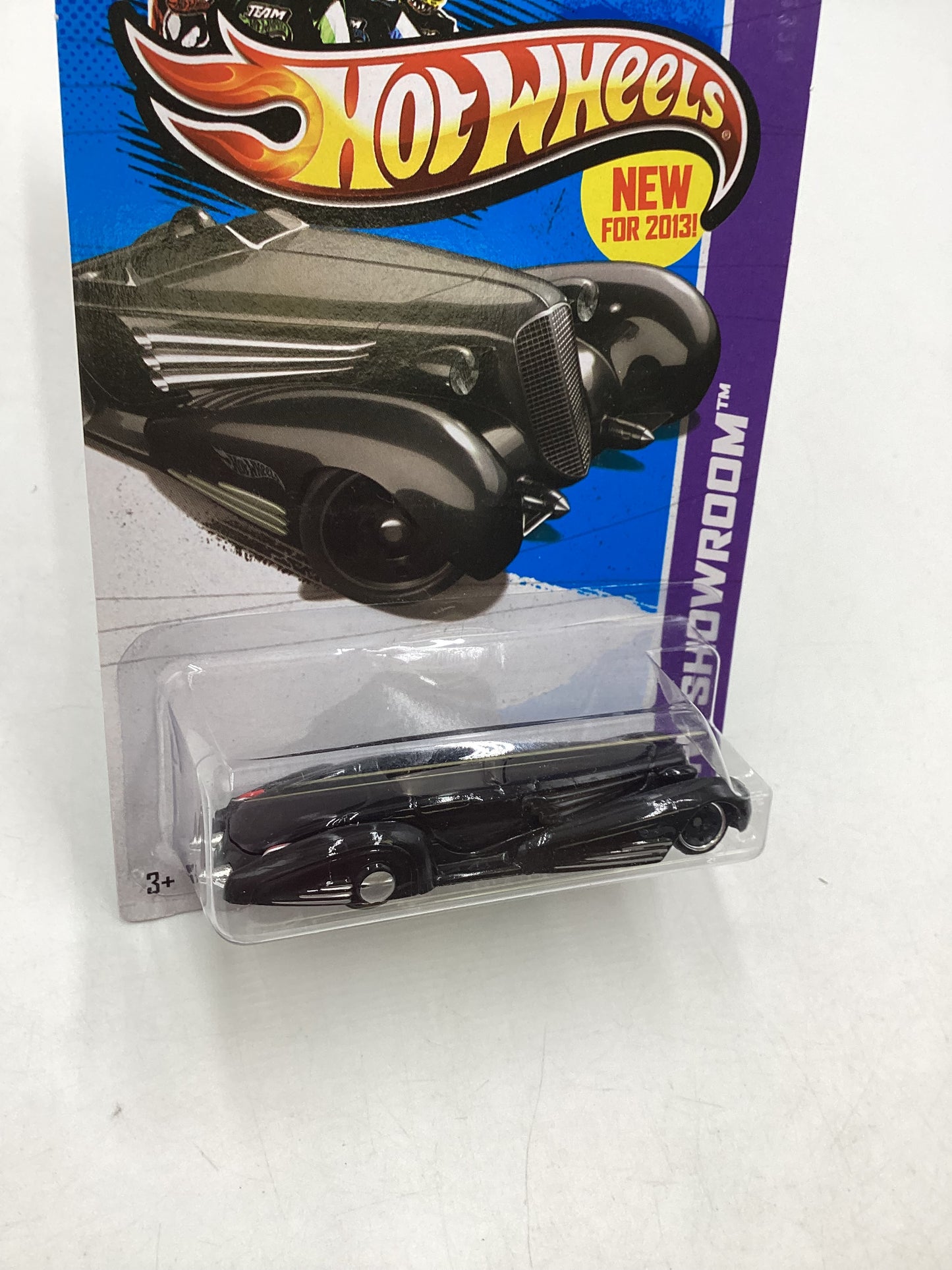 2013 Hot Wheels #185 Custom Cadillac Fleetwood Black 66H