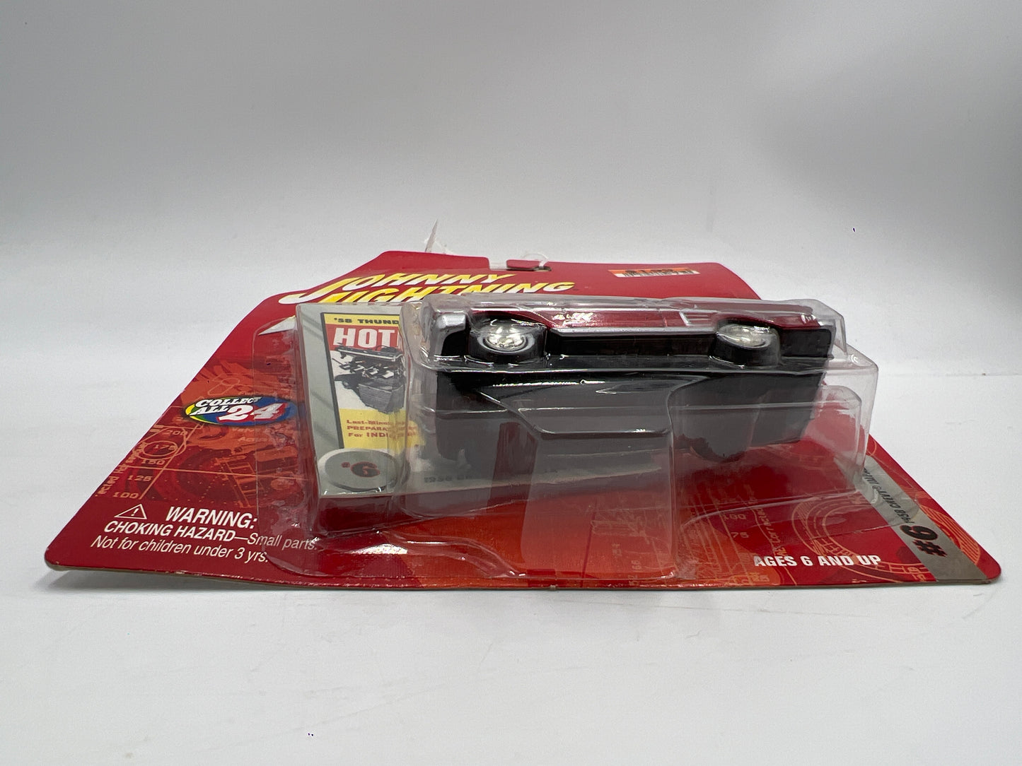 Johnny Lightning Hot Rod Magazine #6 1958 Chevy Impala Red 221H