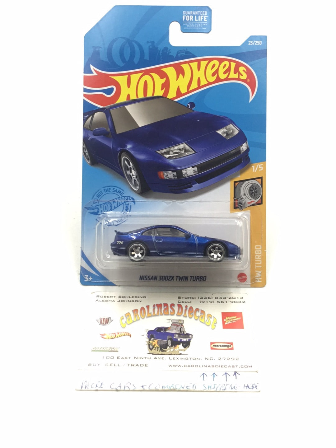 2021 hot wheels super treasure hunt Nissan 300ZX Twin Turbo W/Protector