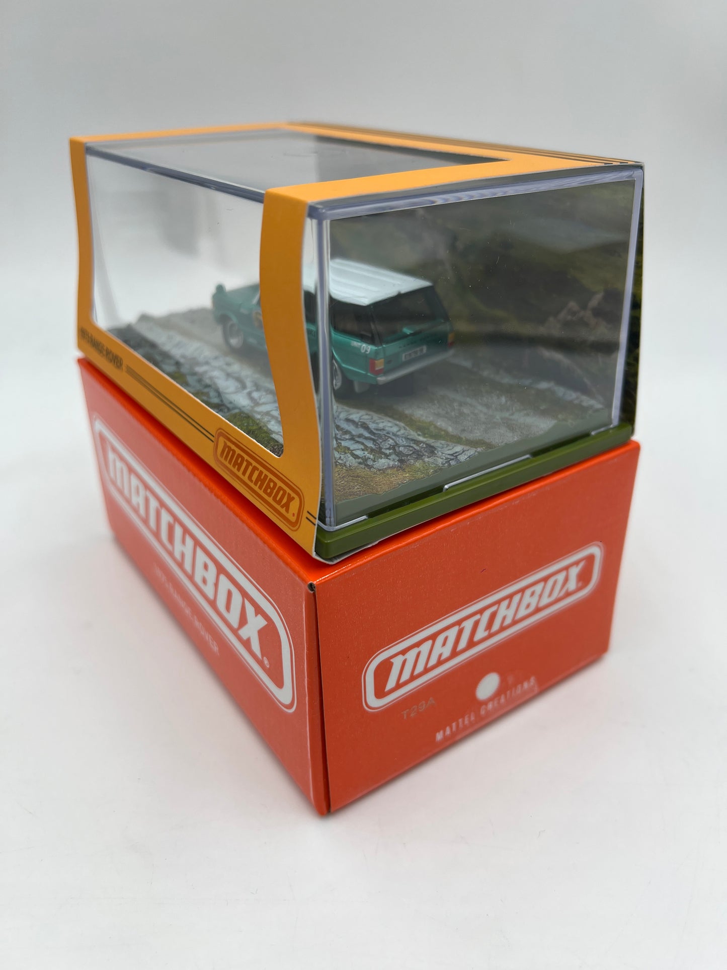 Matchbox RLC Mattel Creations 1975 Range Rover National Parks Green