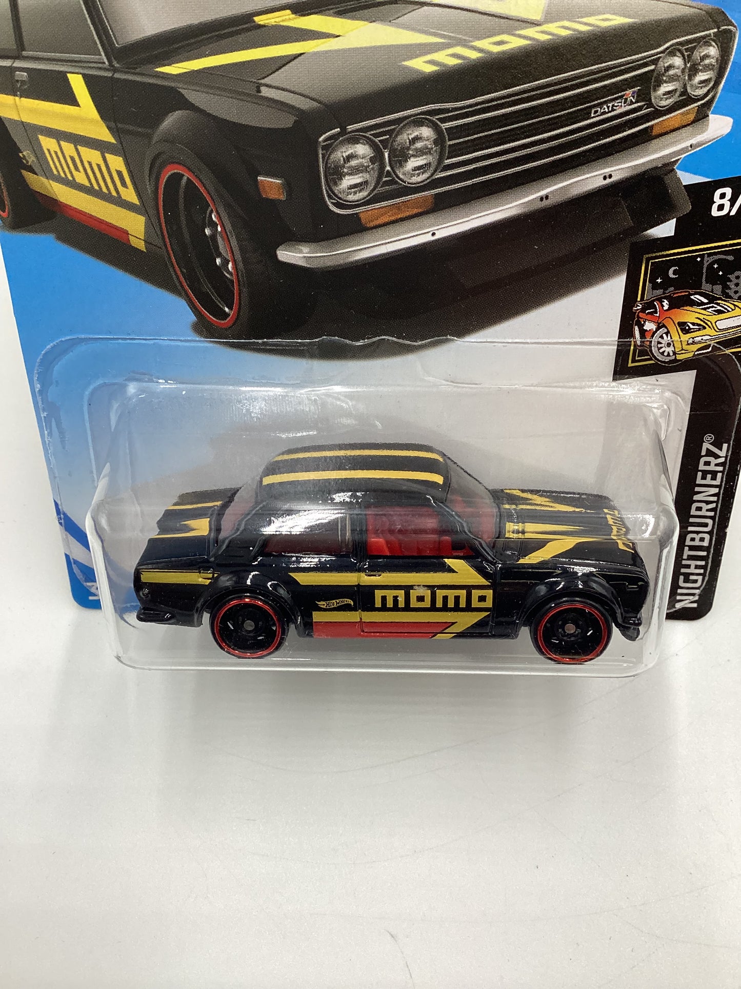 2019 Hot Wheels Kmart Exclusive #97 71 Datsun 510 Momo Black SR