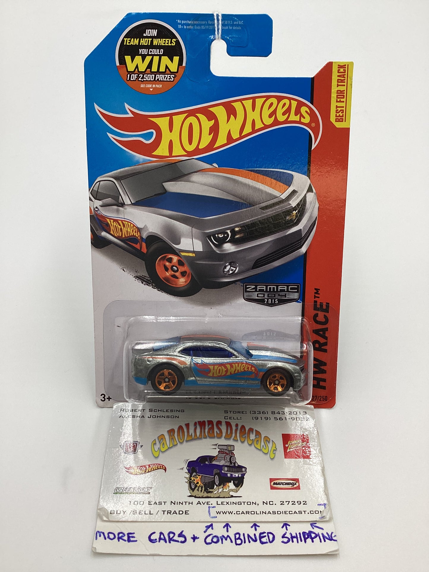 2015 Hot Wheels Zamac 004 #127 13 Copo Camaro