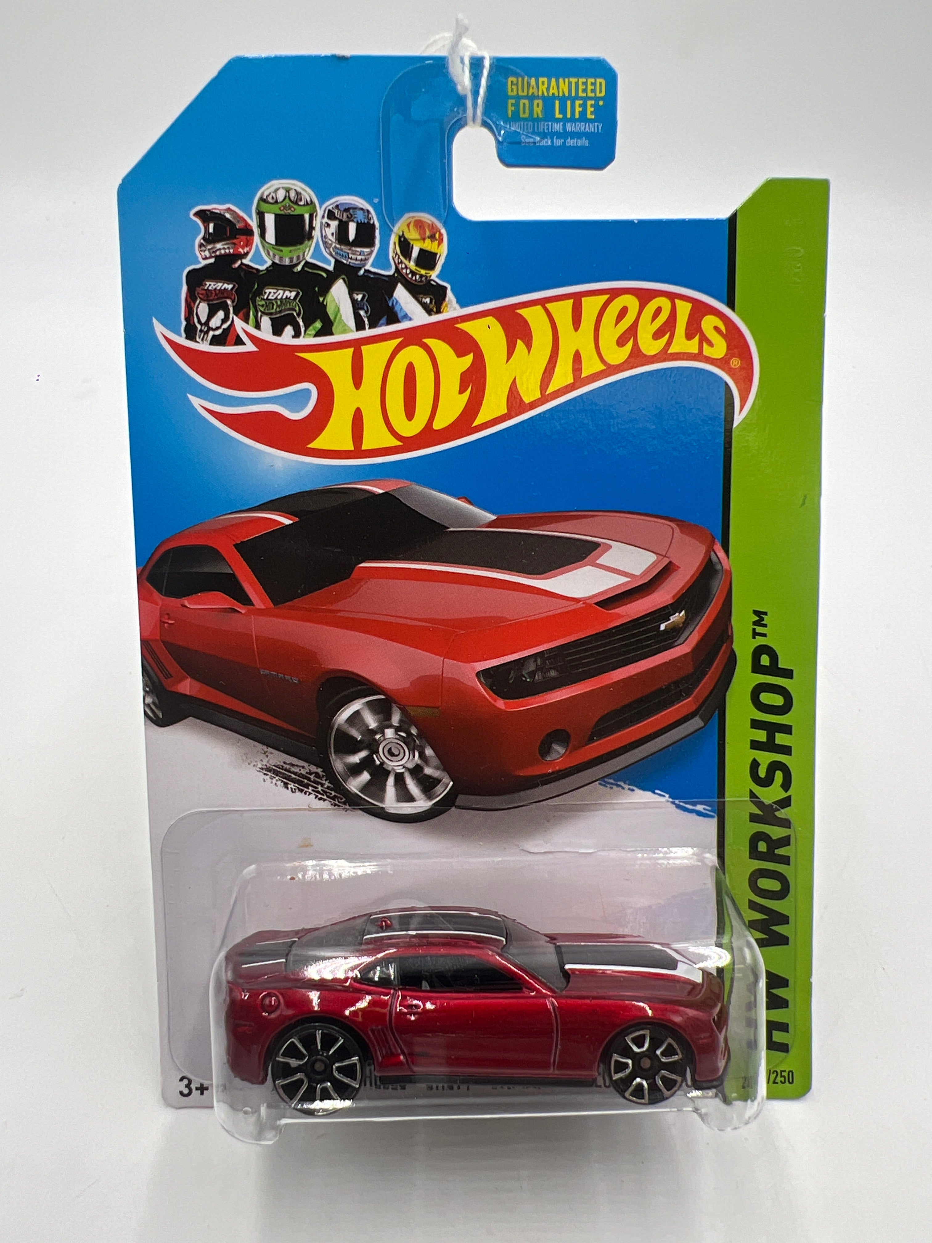 2014 Hot Wheels Workshop #202 2013 Hot Wheels Chevy Camaro Special