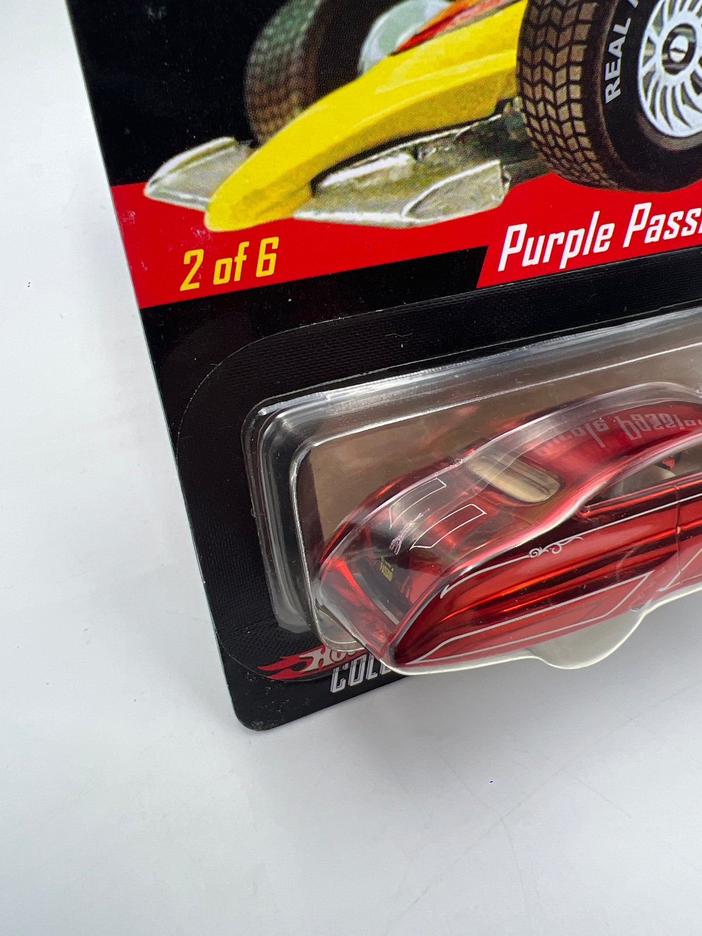 2004 Hot Wheels RLC Real Riders Series 4 #2 Purple Passion Red W/Protector