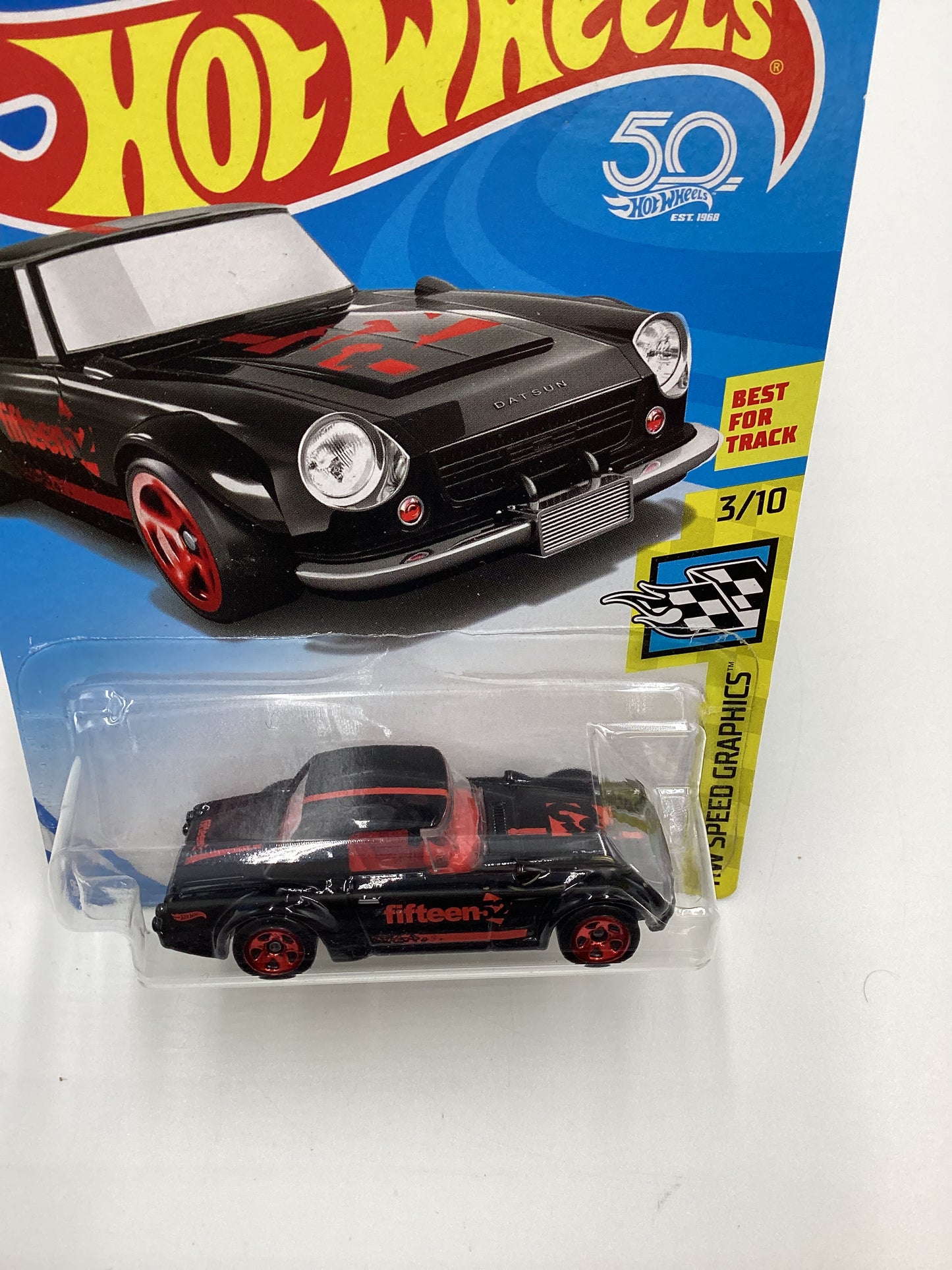 2018 Hot Wheels #344 Fairlady 2000 Black 79B