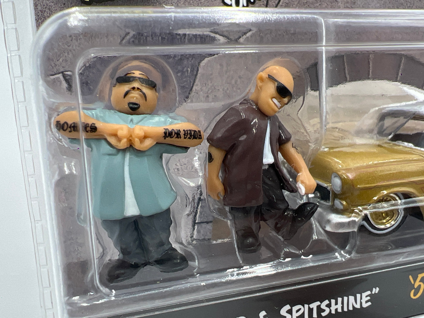 Greenlight x DGA Homie Rollerz CHASE 55 Chevy Bel Air Gold & El Cholo/Spitshine