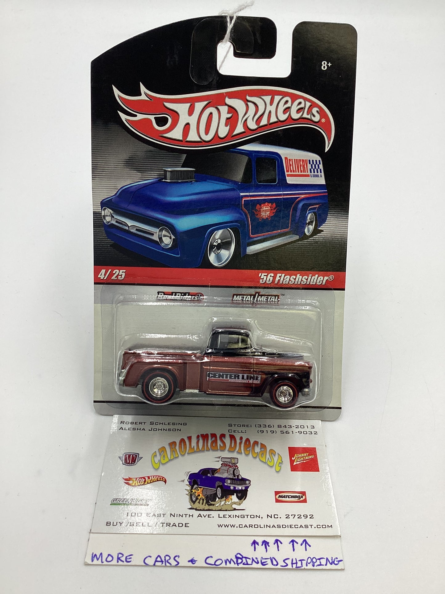 Hot wheels Slick Rides Premium Delivery #4 56 Flashsider Brown/Black 245A