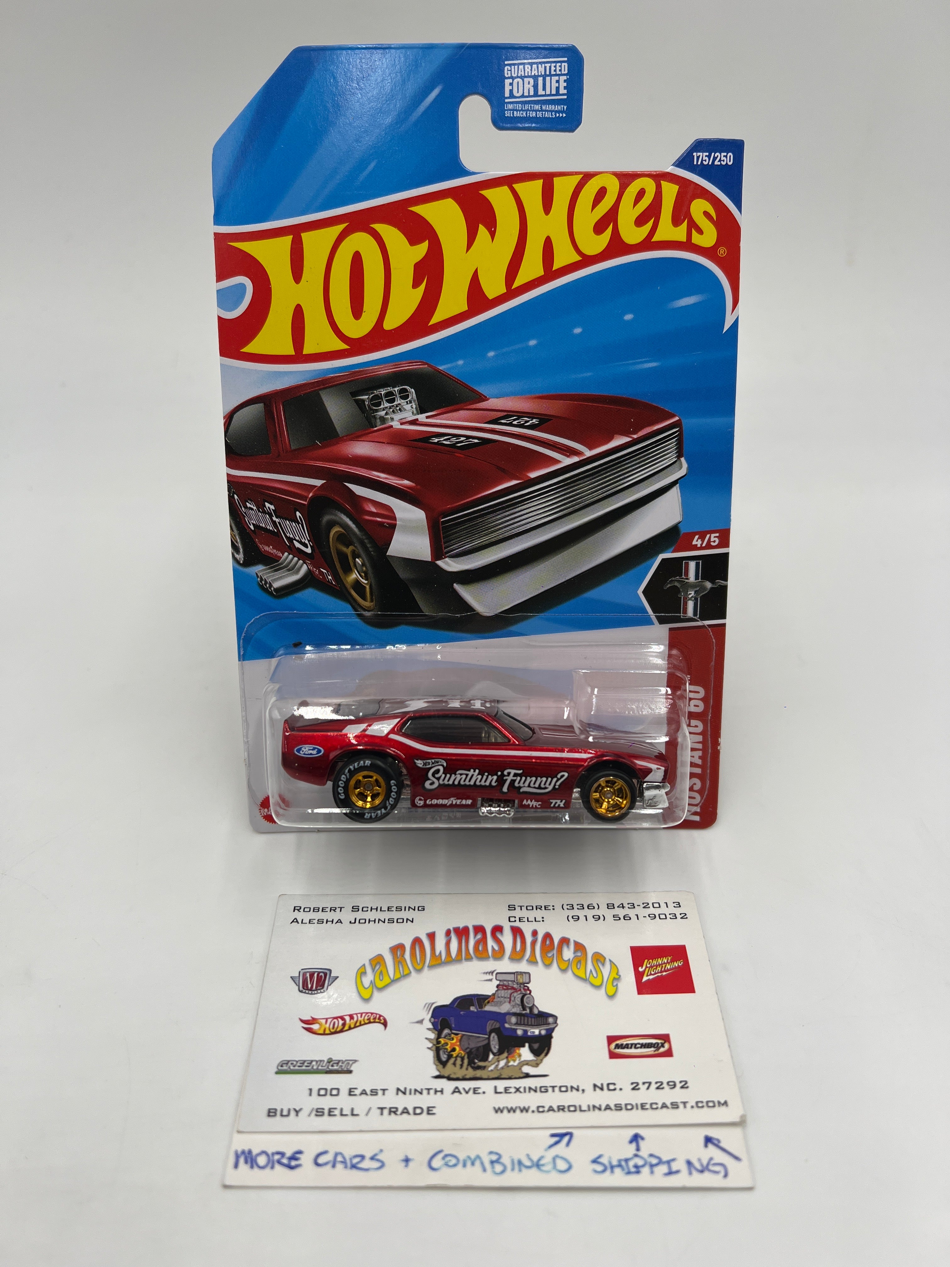 2025 Hot Wheels H Case Super Treasure Hunt #175 71 Mustang Funny