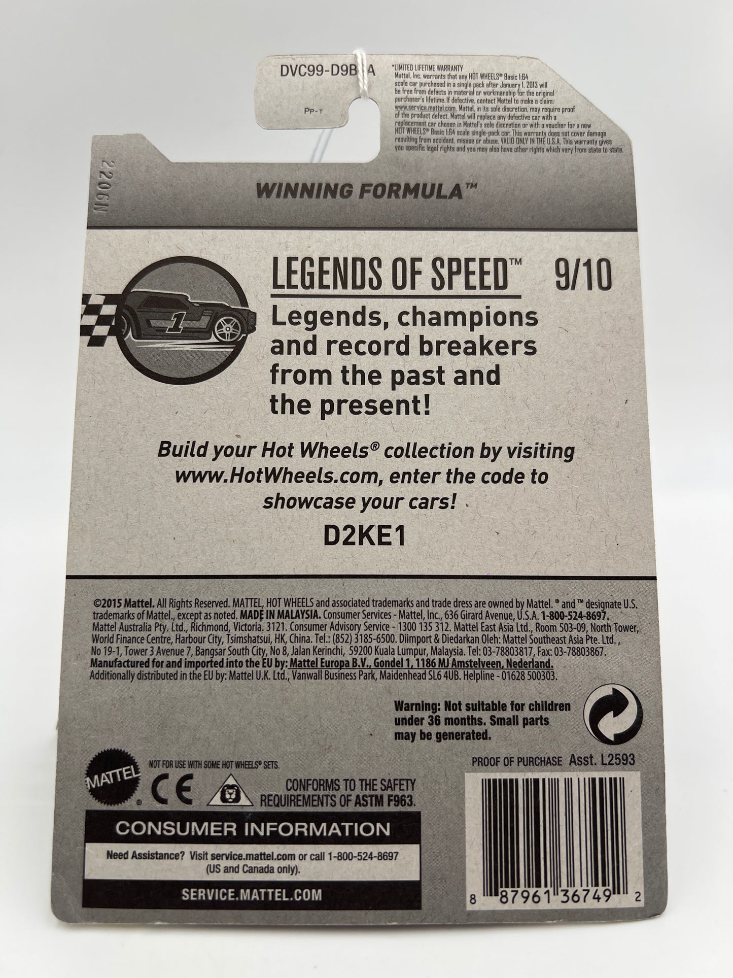 2017 Hot Wheels Treasure Hunt Winning Formula  282G