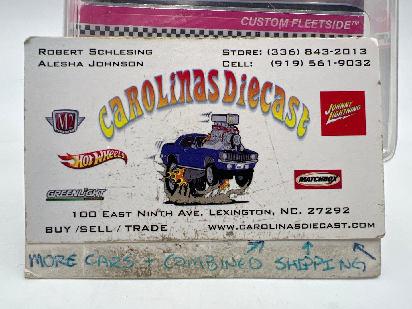 2022 Hot Wheels RLC Club Exclusive Custom Fleetside Pink W/Protector