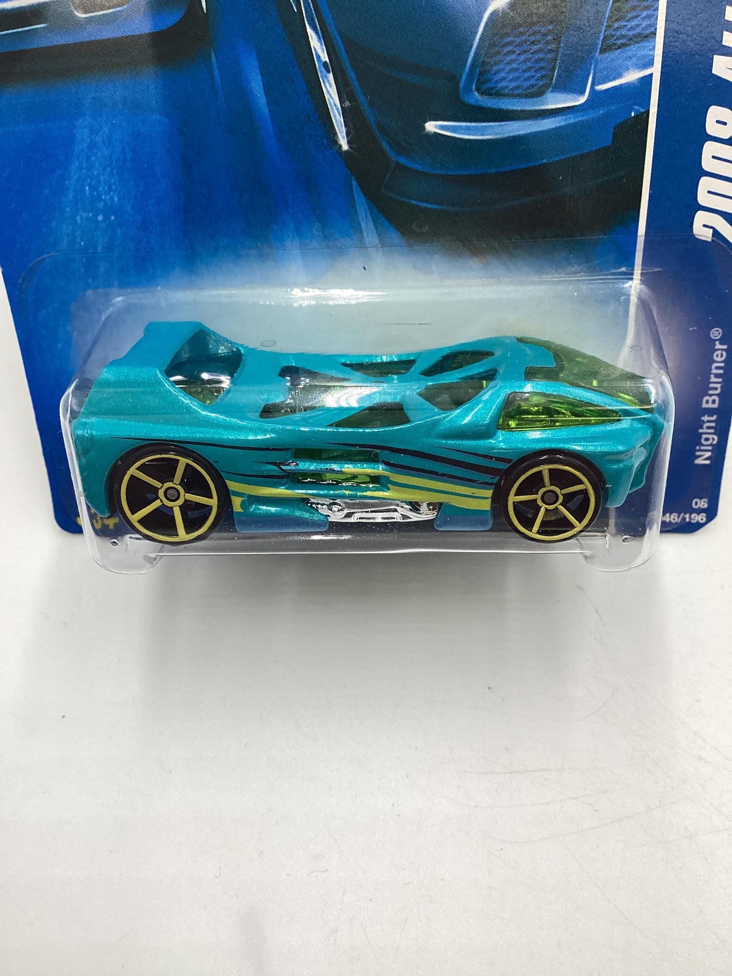 2008 Hot Wheels All Stars #46 Night Burner Blue EE8