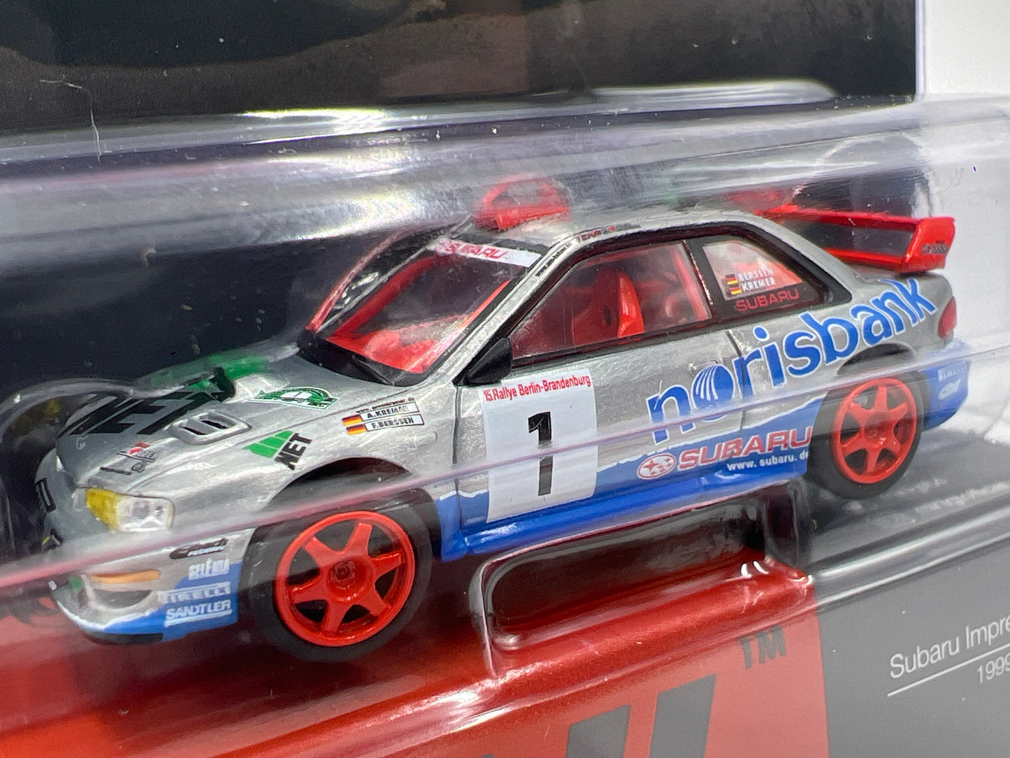 Mini GT #1140 CHASE Subaru Impreza WRC97 #1 1999 DRM Champion