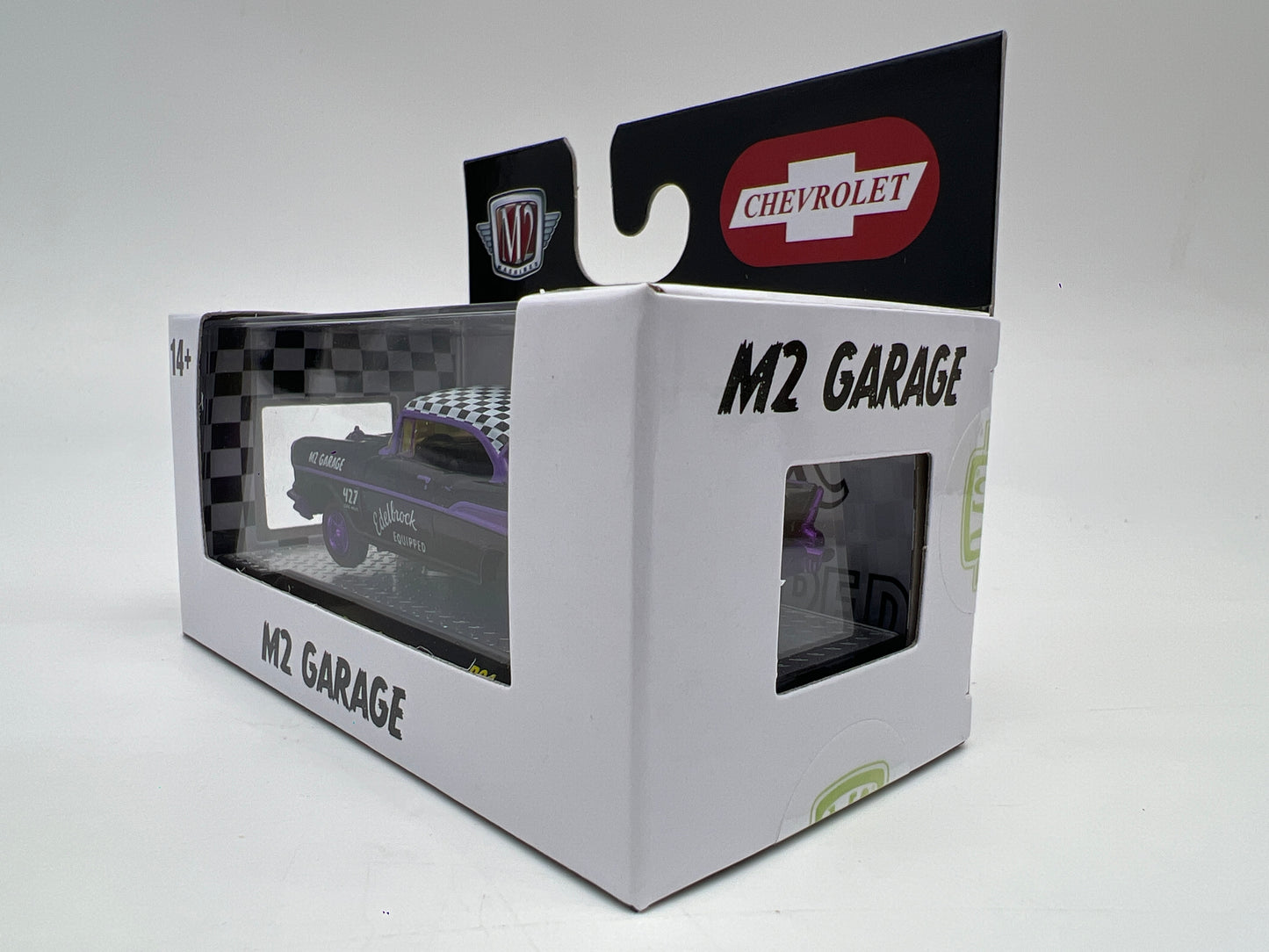 M2 Machines R94 CHASE 1957 Chevrolet Bel Air Gasser Edelbrock