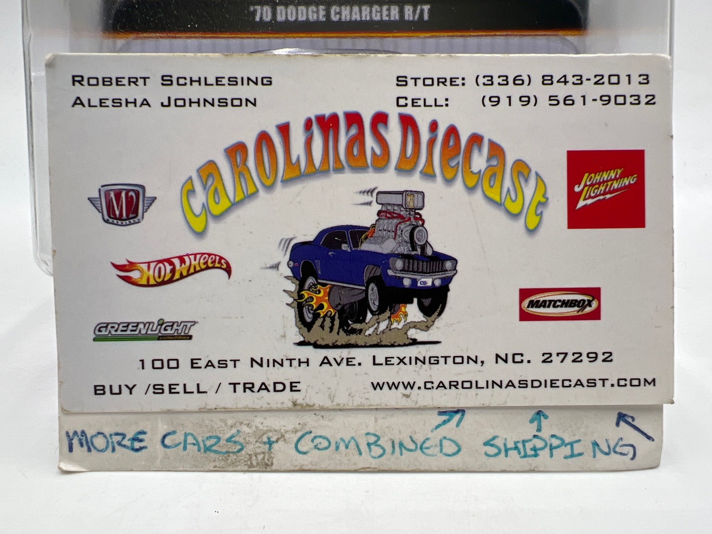 2014 Hot Wheels 28th Annual Collectors Convention LA Dinner Car #785/1500 70 Dodge Charger R/T W/Protector