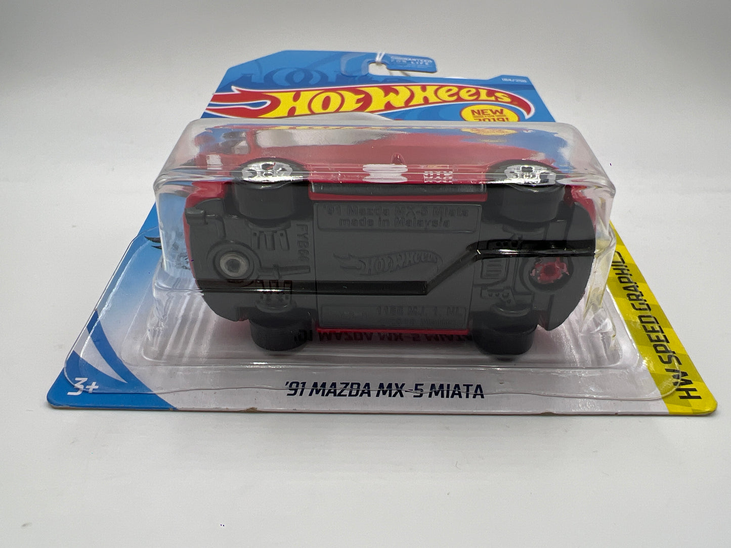 2019 Hot Wheels HW Speed Graphics #184 91 Mazda MX-5 Miata Red 88F