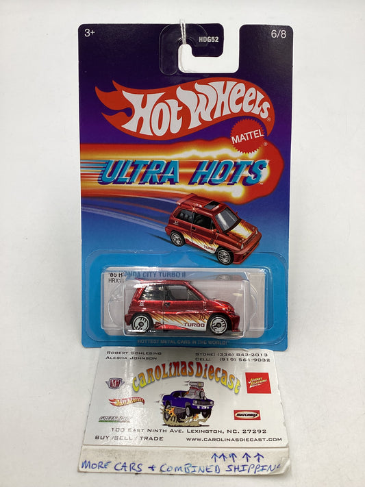 2024 Hot wheels Target Ultra Hots #6 85 Honda City Turbo II Red 152B