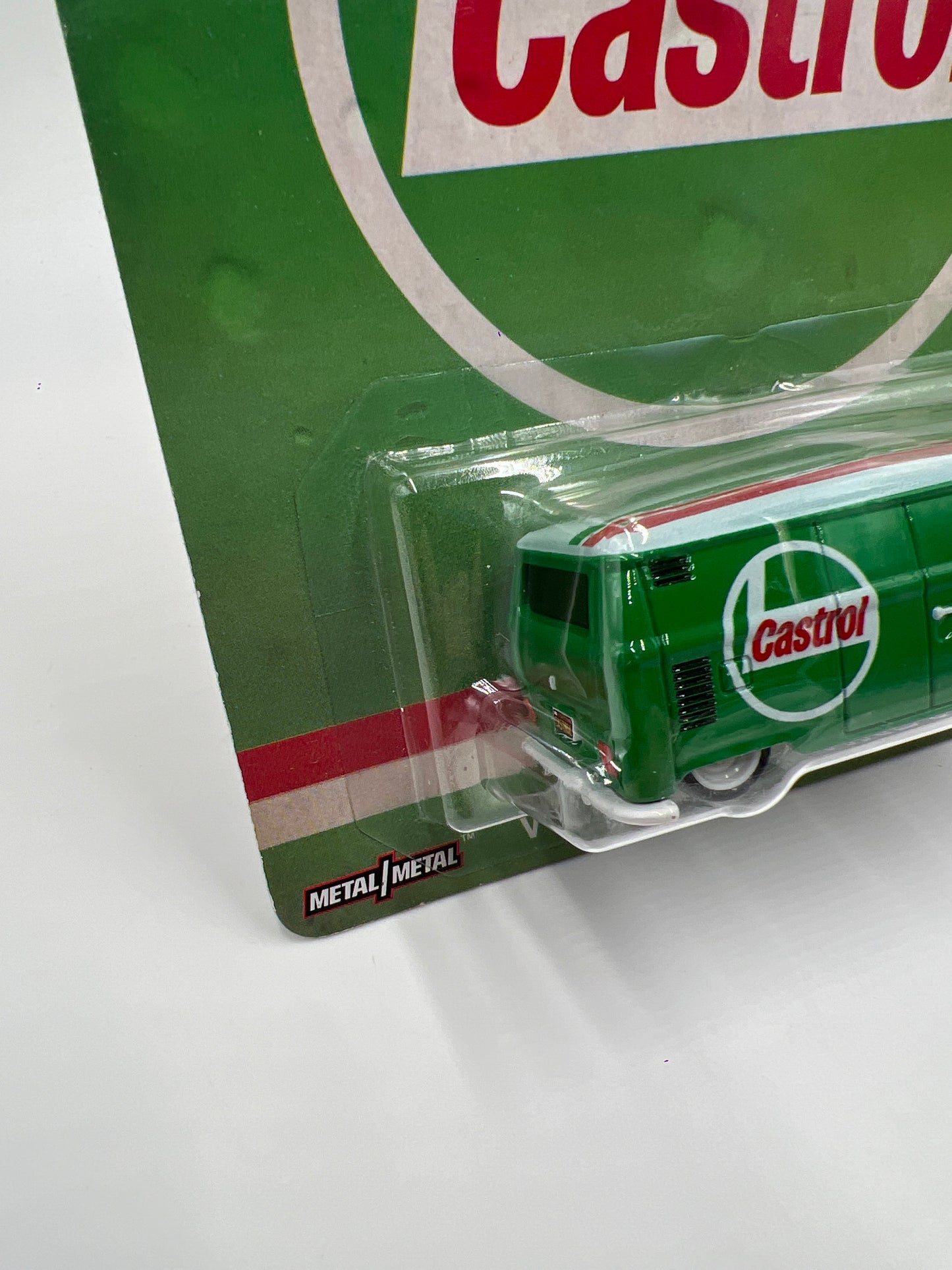 Hot Wheels Premium Vintage Oil #1 Volkswagen T1 Panel Bus Green Castrol 258C