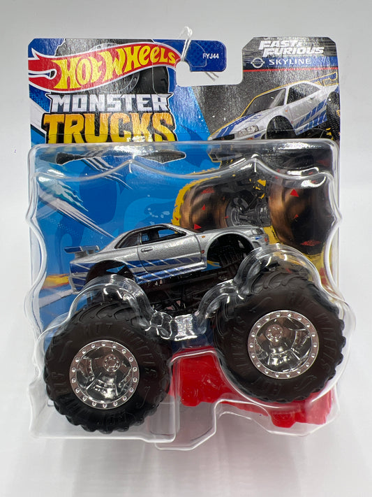 Hot Wheels Monster Trucks Fast & Furious Nissan Skyline GT-R R34 133F