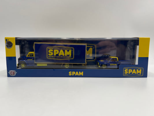 M2 Machines Auto Haulers CHASE Spam 1968 Chevrolet C60 Truck & 1979 Chevrolet Silverado Stepside R55