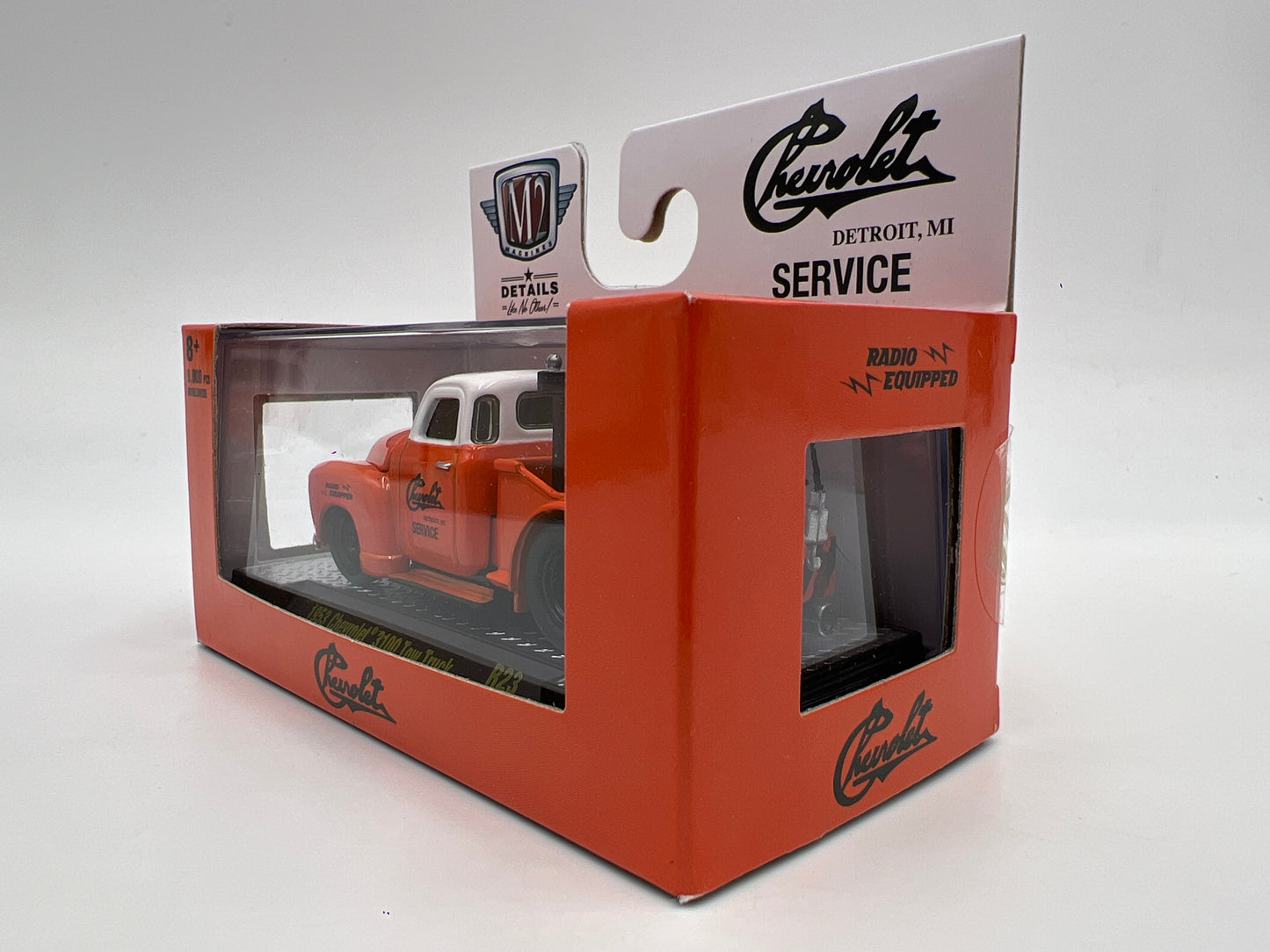 M2 Machines Ground Pounders 1953 Chevrolet 3100 Tow Truck Orange R23