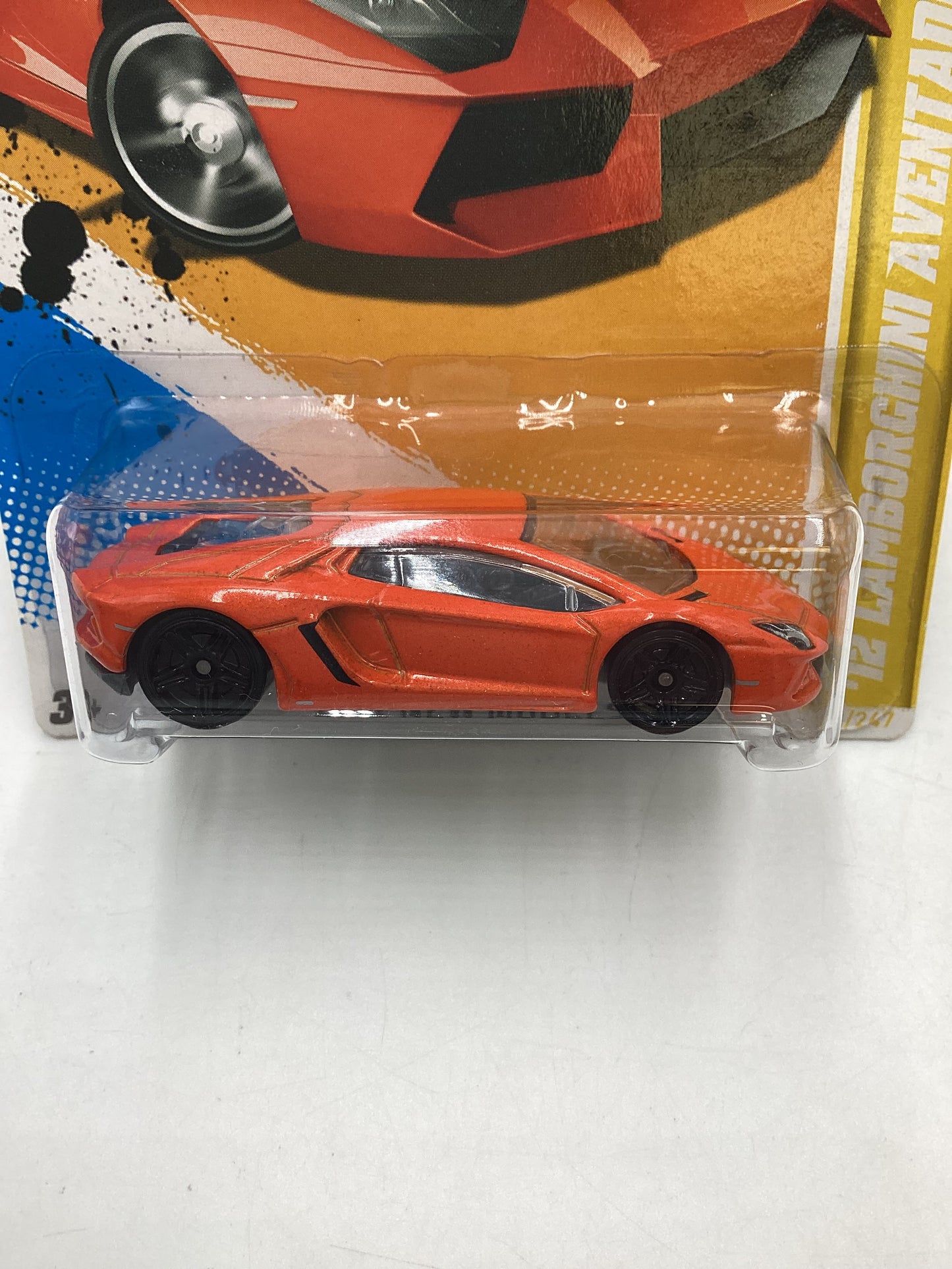 2012 Hot Wheels New Models #12 Lamborghini Aventador Orange 102E