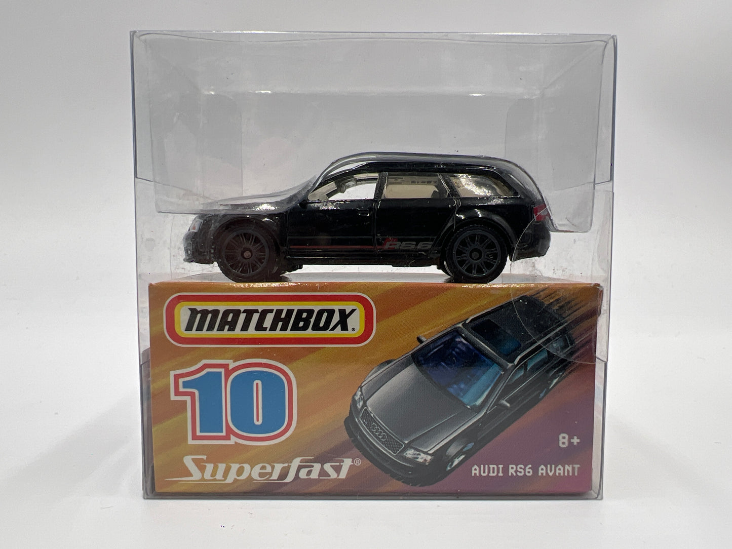 Matchbox Superfast #10 Audi RS6 Avant Black W/Gray Wheels
