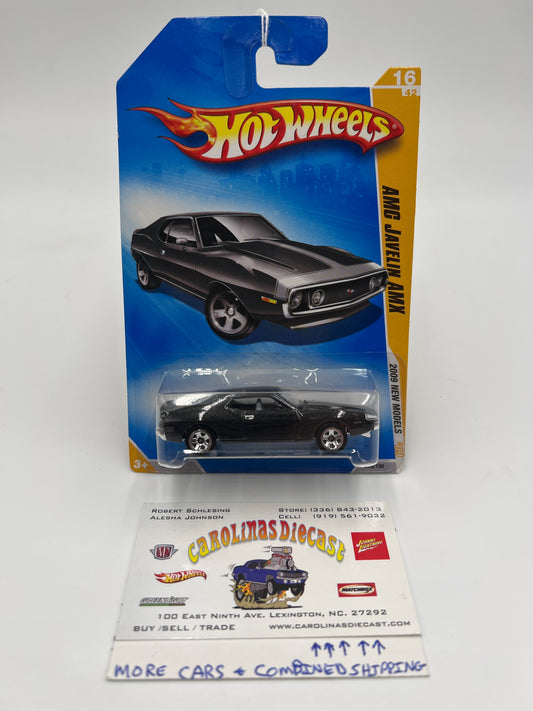 2009 Hot Wheels New Models #16 Kmart Exclusive AMC Javelin AMX Black 239A