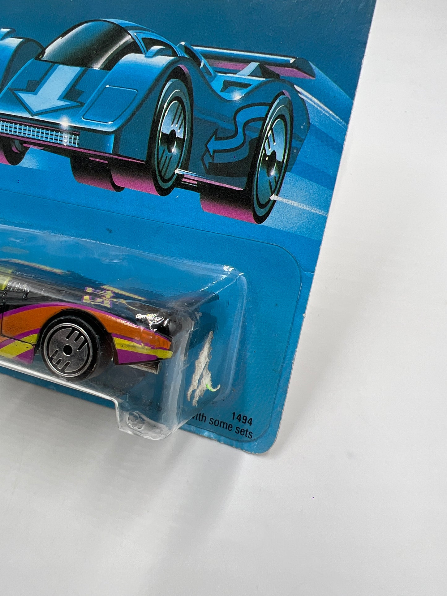 Hot Wheels Original 1988 Speed Fleet #1494 Sol-Aire CX4 Black/Magenta W/Protector