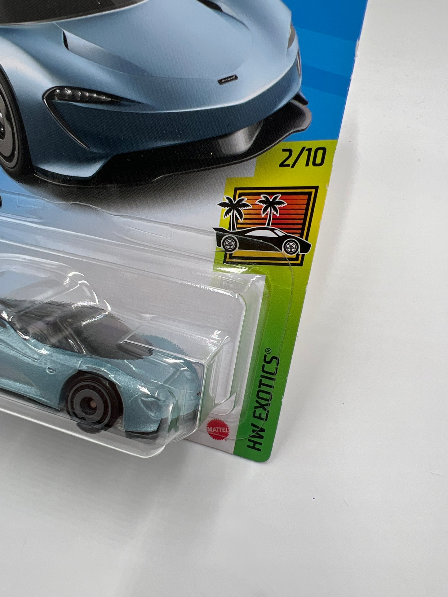 2020 Hot Wheels Exotics #227 McLaren Speedtail Light Blue