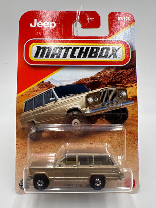 2025 Matchbox #2 1964 Jeep Wagoneer Gold 216L