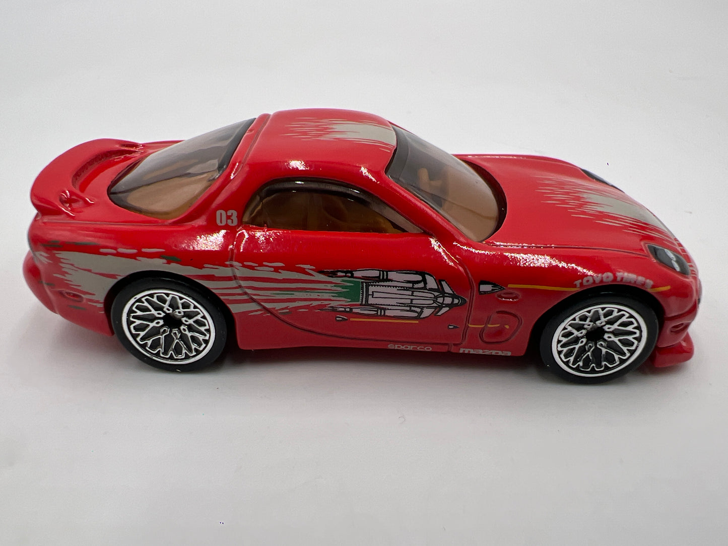 Hot Wheels Fast & Furious OG Fast Premium 95 Mazda RX-7 Red Loose