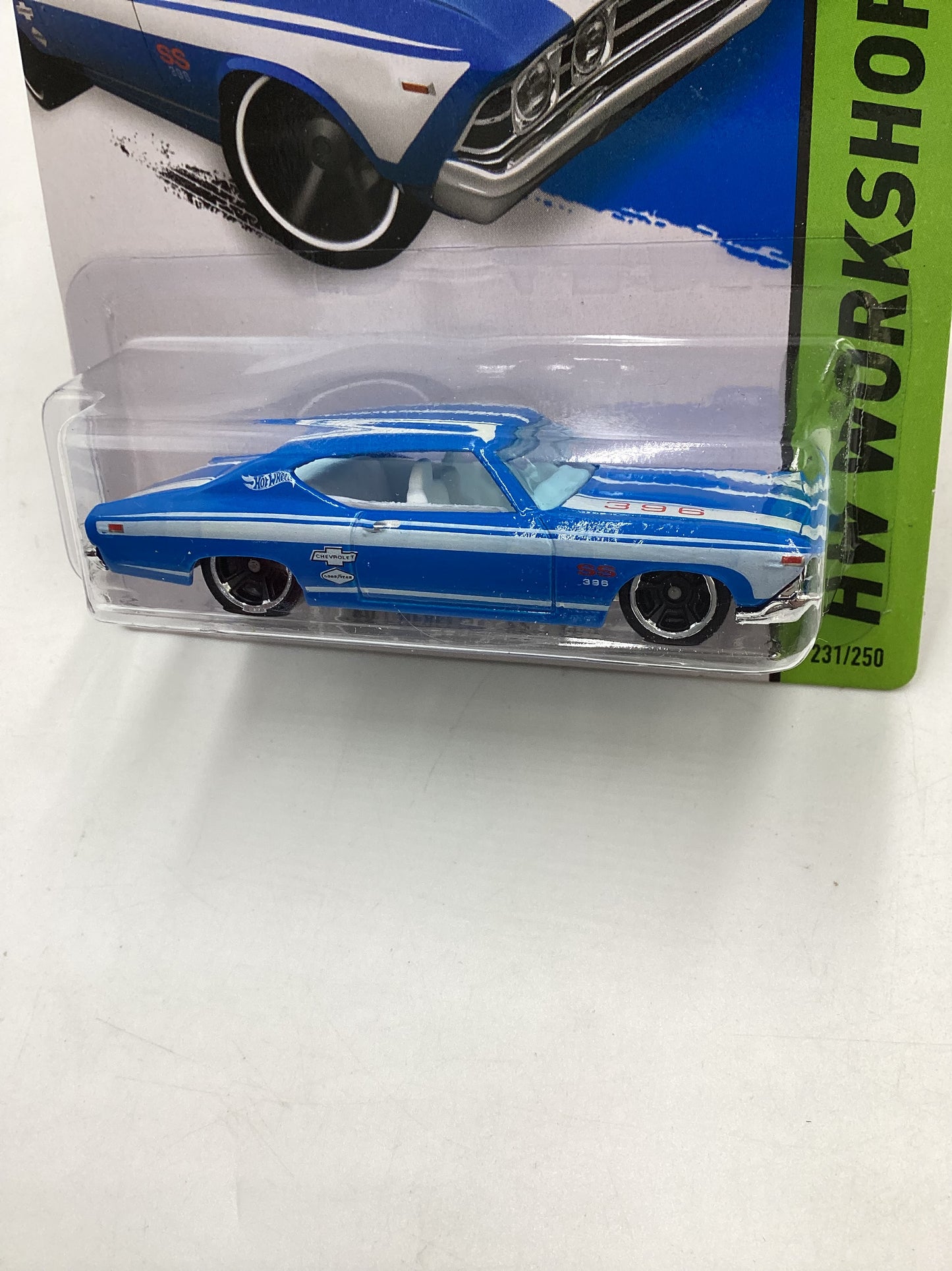 2015 Hot Wheels Kmart Exclusive #231 69 Chevelle SS 396 Blue 161D