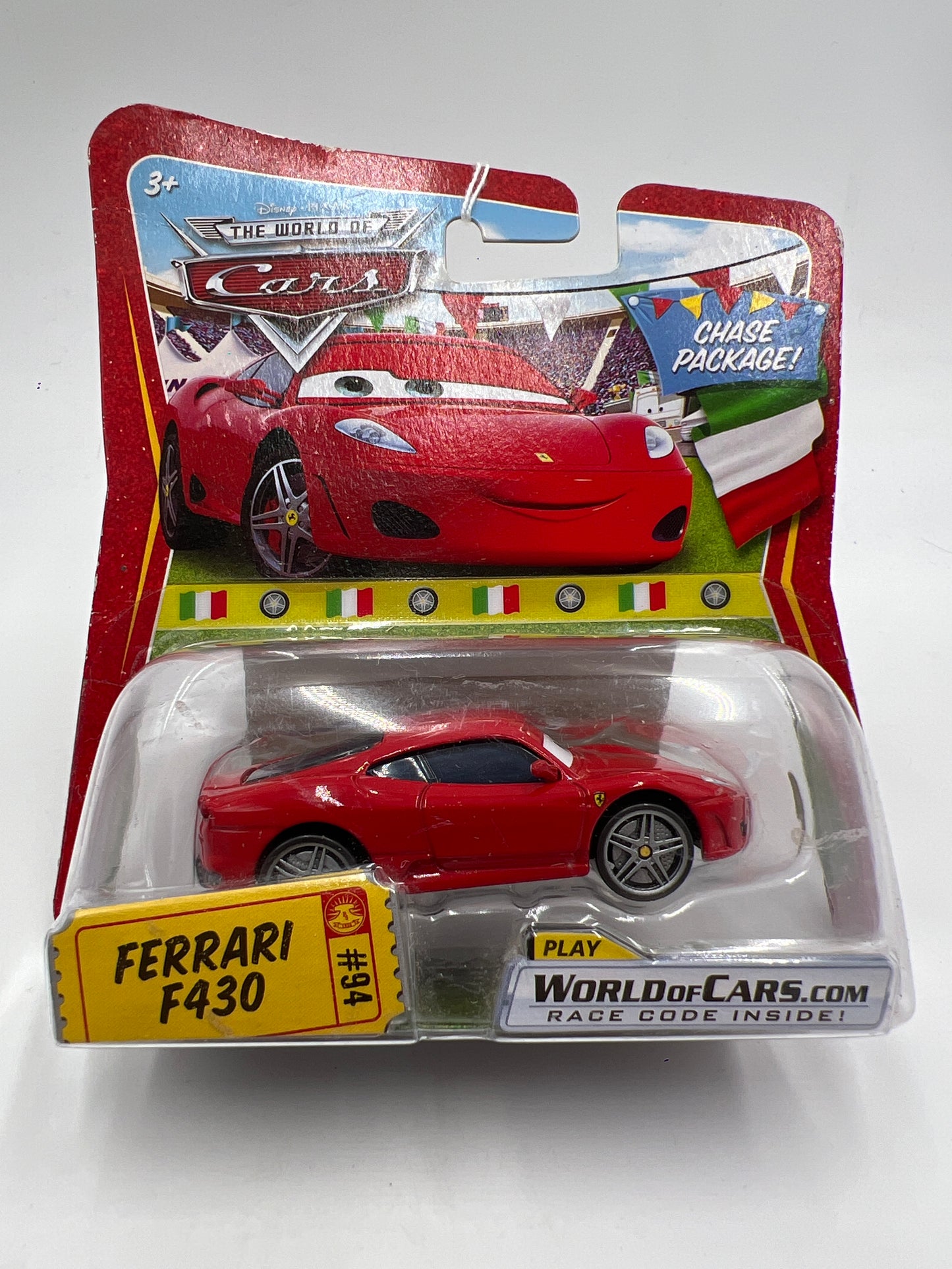 Disney Pixar The World Of Cars #94 CHASE Ferrari F430