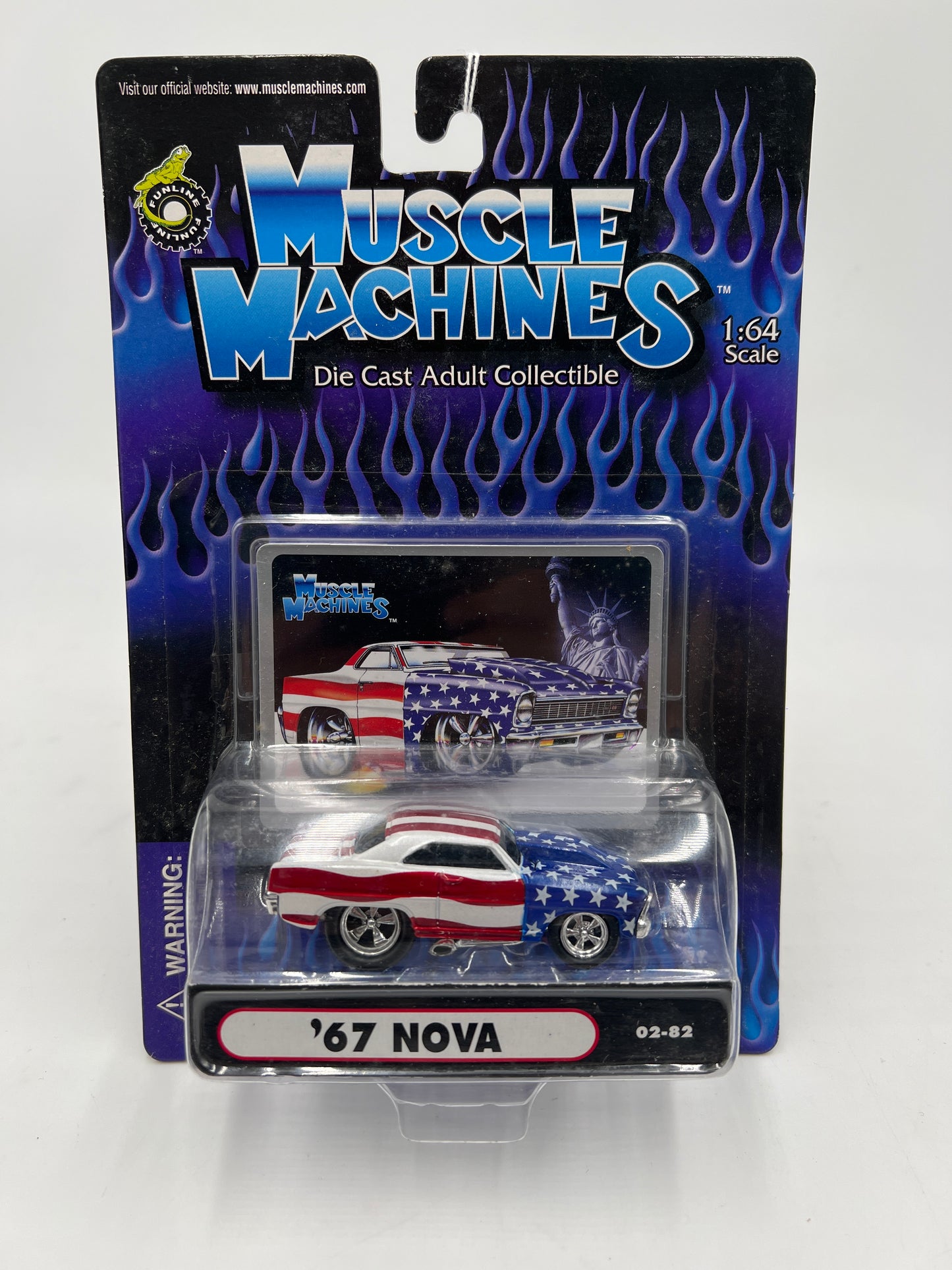 Muscle Machines 67 Nova American Flag 02-82 222C