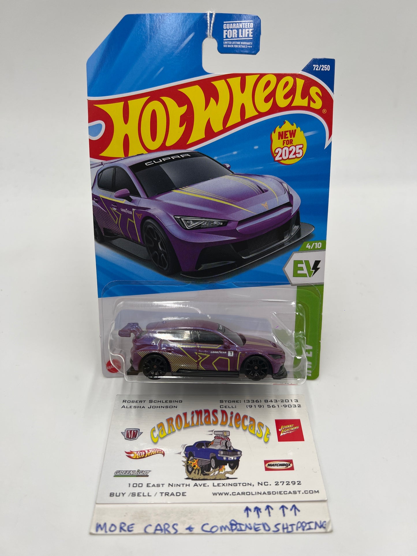 2025 Hot Wheels C Case #72 Cupra e-Racer Purple 66i