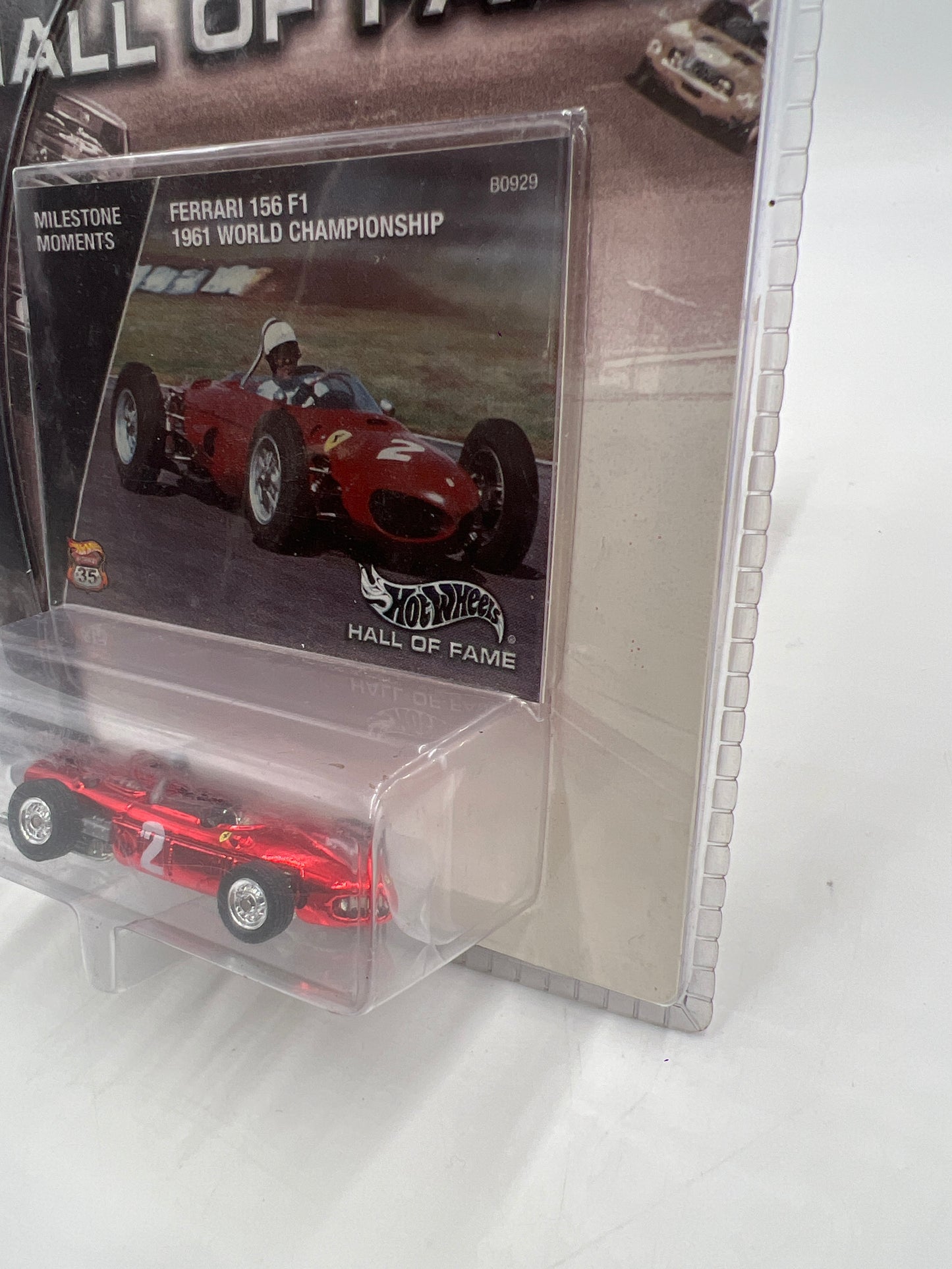 Hot Wheels Hall of Fame Milestone Moments Ferrari 156 F1 Red