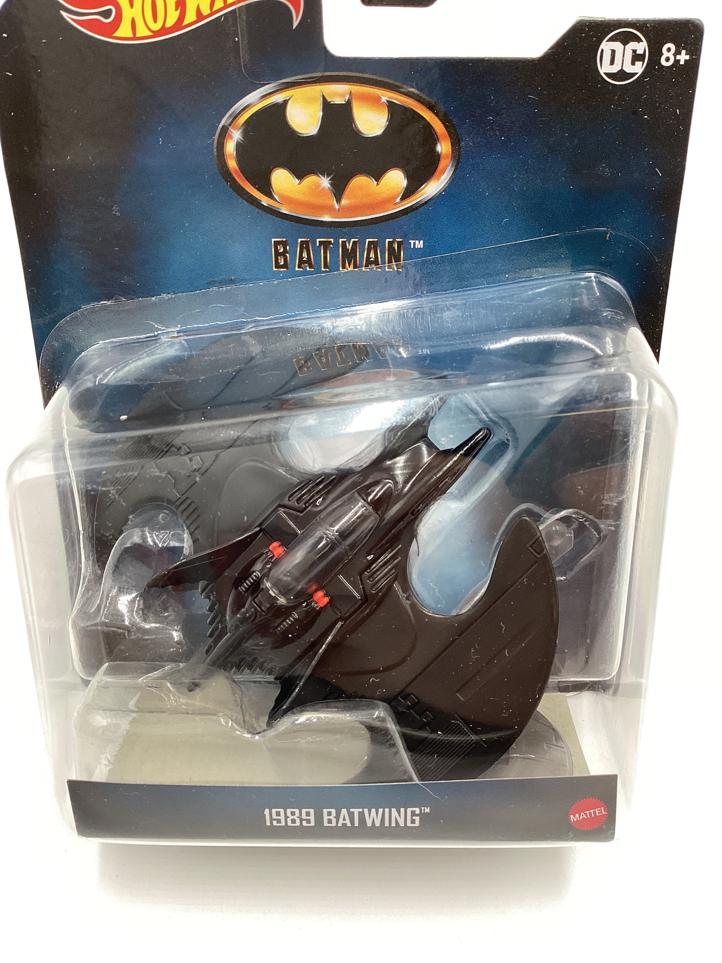 Hot Wheels 1:50 Scale Batman Series 1989 Batwing Black Loose Blister (SR)