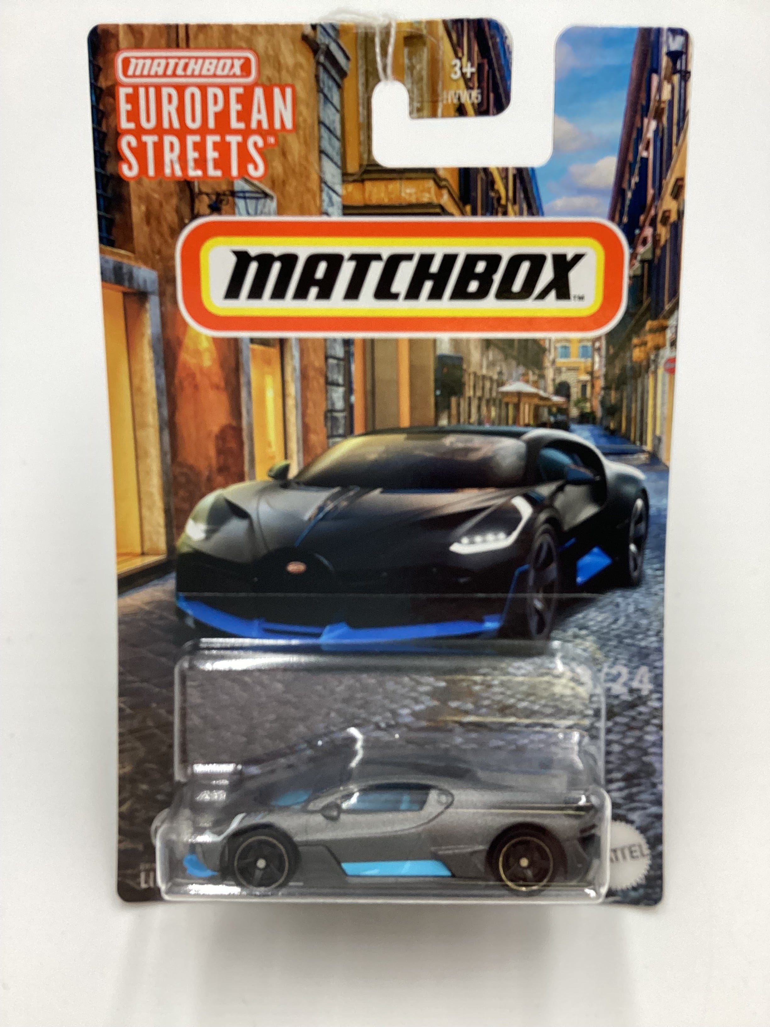 2024 Matchbox European Streets #23 2018 Bugatti Divo Gray 162 G