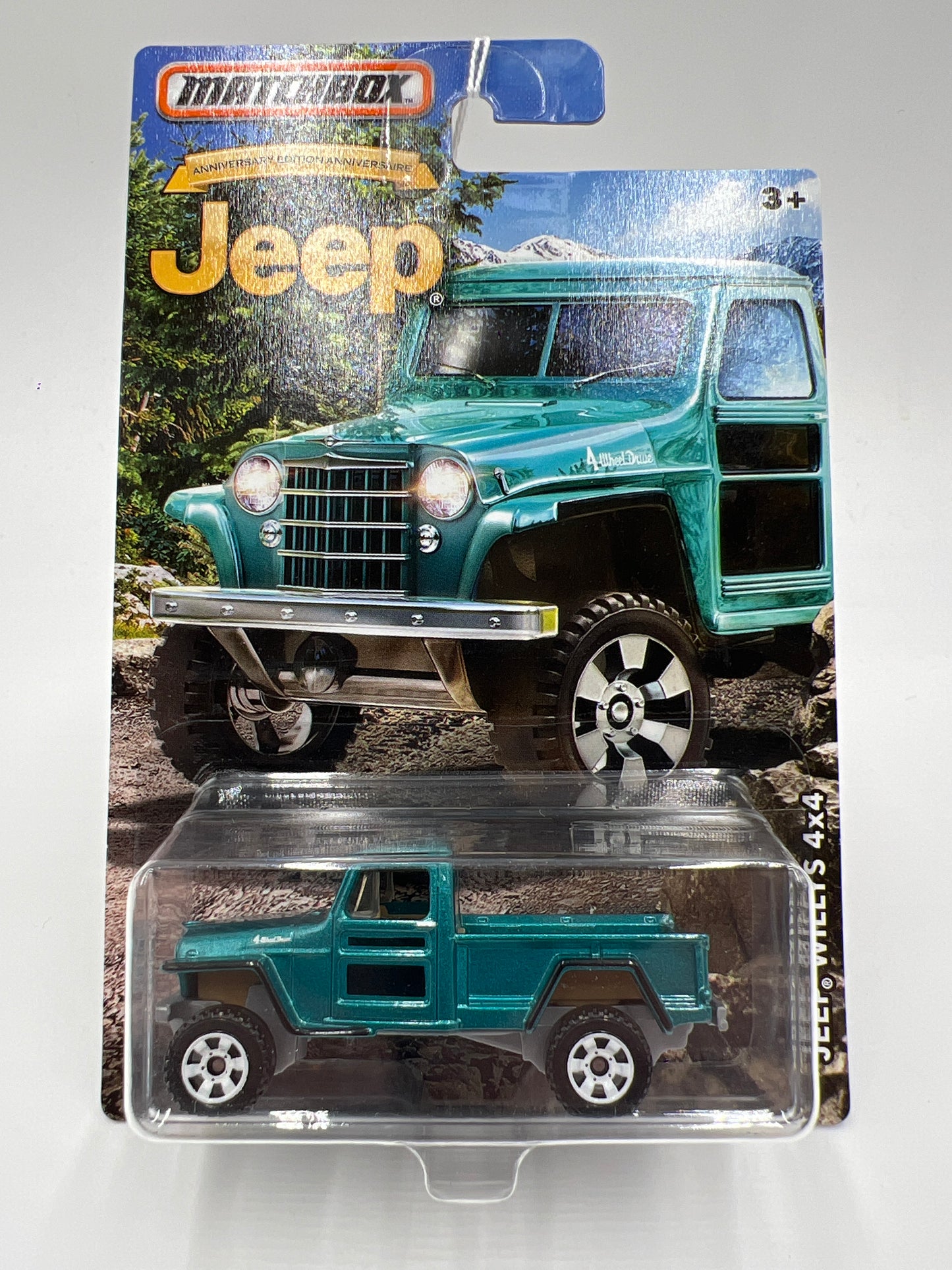 Matchbox Jeep Anniversary Edition Series Jeep Willys 4x4 Blue 157D