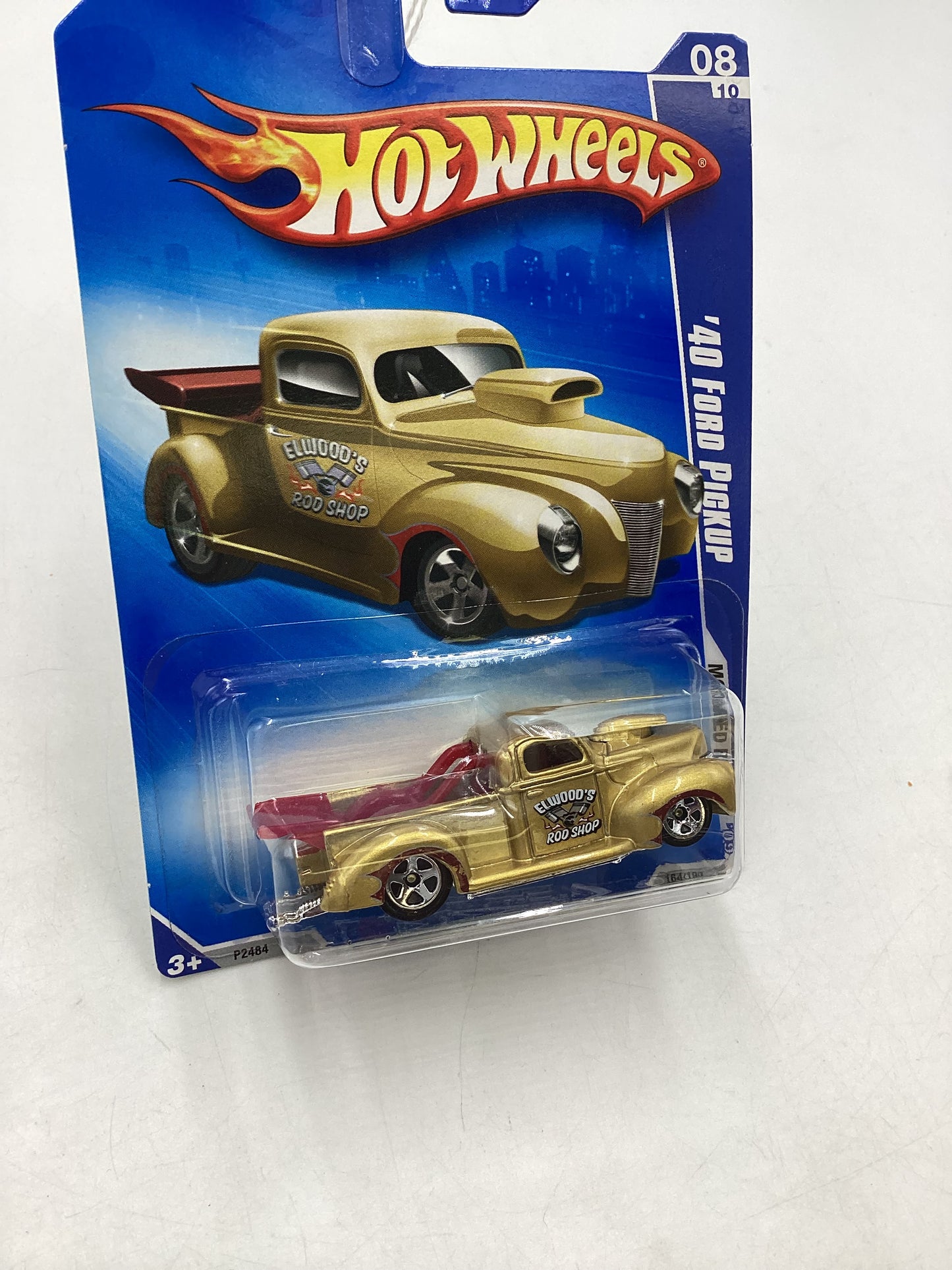 2009 Hot Wheels Modified Rides #164 40 Ford Pickup Gold 5SP Wheels 23i