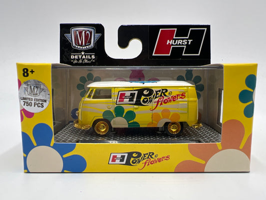 M2 Machines CHASE 1/750 Hurst Power Flowers 1960 VW Delivery Van Yellow S47