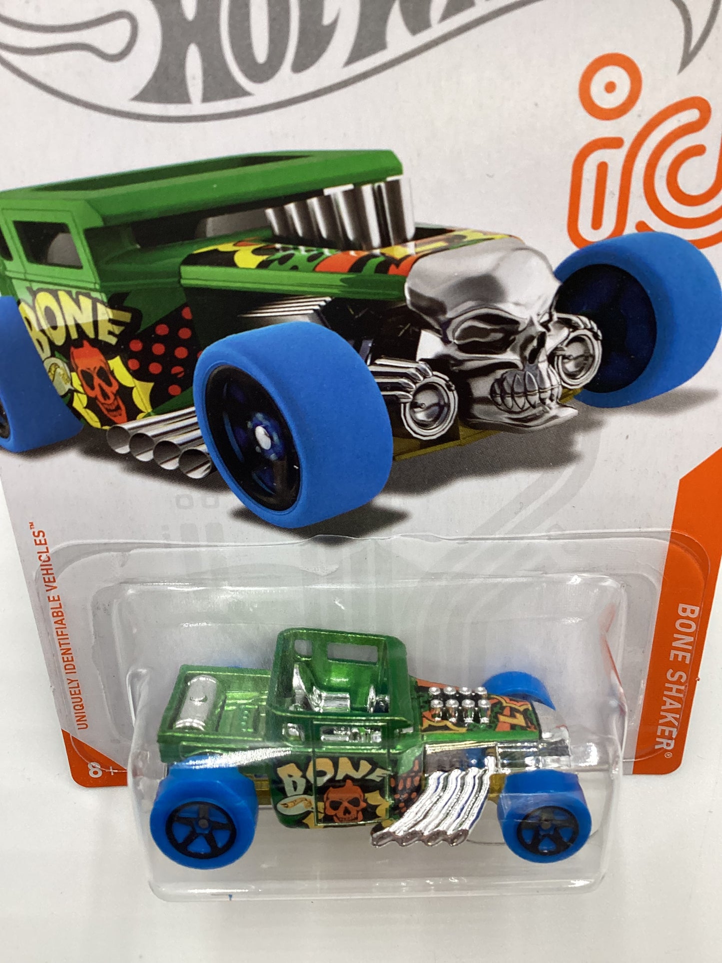 2020 Hot Wheels iD Chase #5 Bone Shaker Green 160E