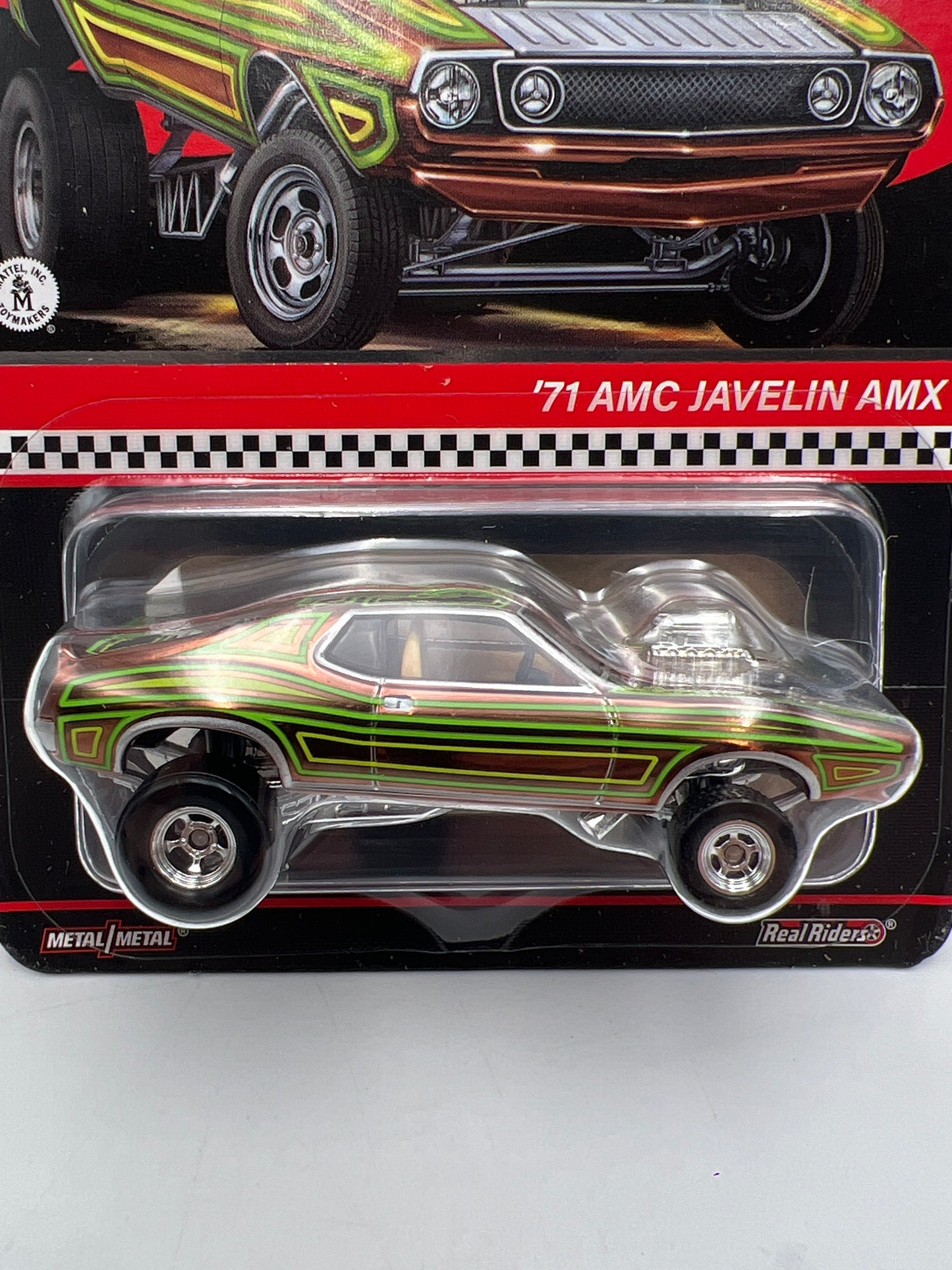 2024 Hot Wheels RLC 71 AMC Javelin AMX W/Protector Cracked Blister