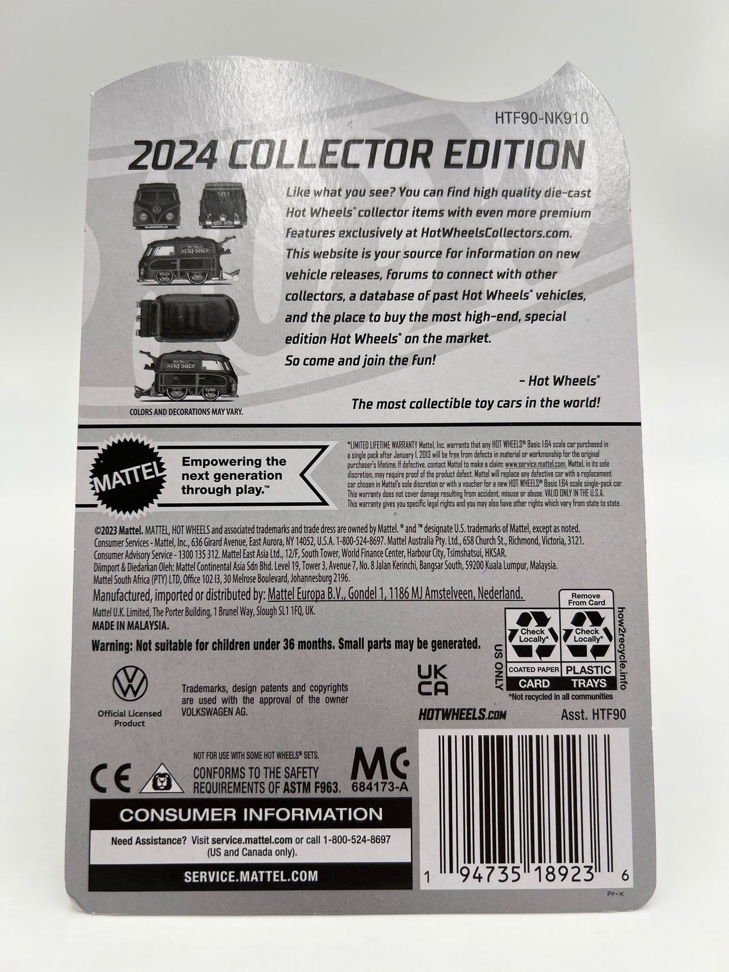 2024 Hot Wheels Legends Tour Kool Kombi Pink W/Protector